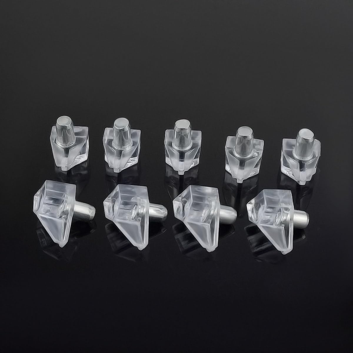 50 Pcs Shelf Support Peg Clear Holder Pegs Cabinet Pins for Kitchen Furniture Shelves Book Plastic Replacement Medicine Supports pegs - Image 5