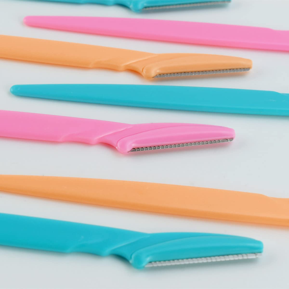 24 Pack of Eyebrow Razor for Women Face Razors Trimmer Dermaplaning Tool Facial with Safety Cover Multipurpose Exfoliating Hair Shaper Shaver Precision Men - Image 5