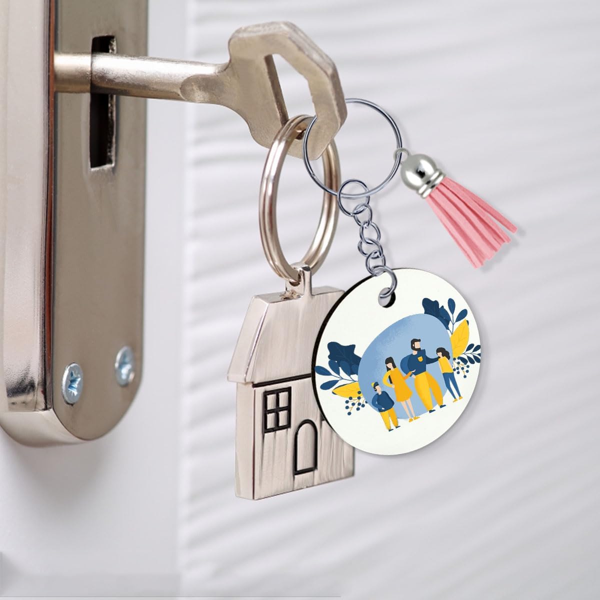 40 PCS Leather Tassels Keychain Bulk with Tassel Key Chain Rings Jump Blanks Mini Charms for Jewelry Making Crafts Supplies Blank Handmade DIY Earring Bracelets Cap (Multiple Colors) - Image 7