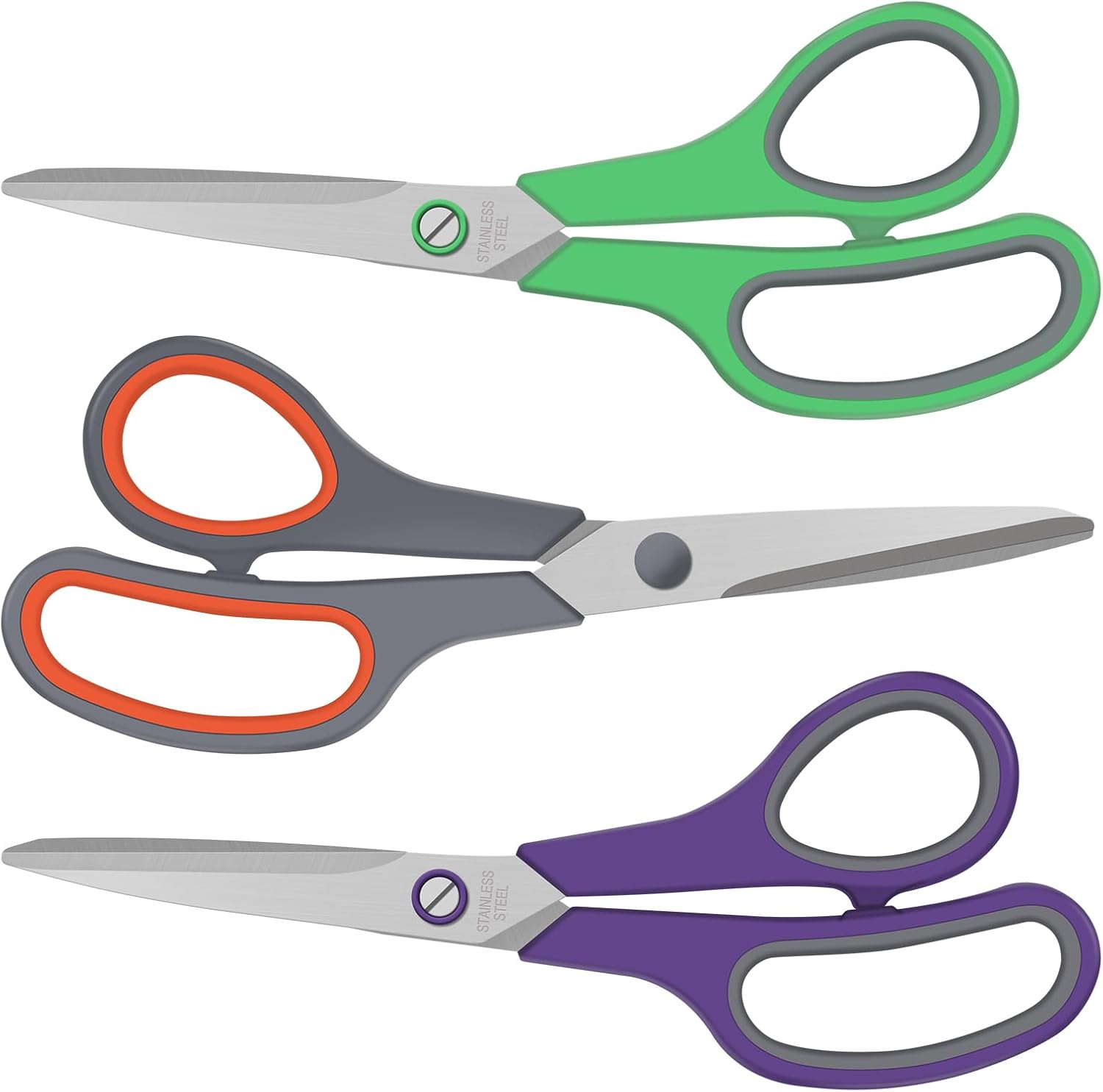 3 Pack Scissors Set, 8.3