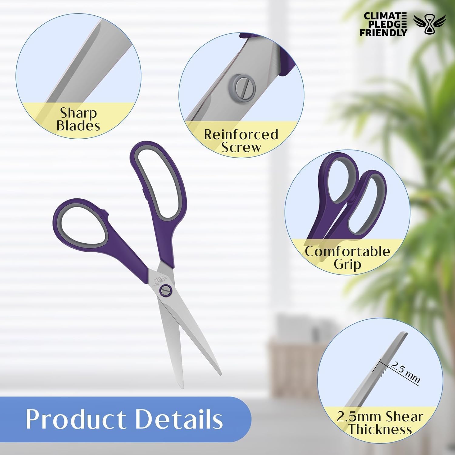 3 Pack Scissors Set, 8.3