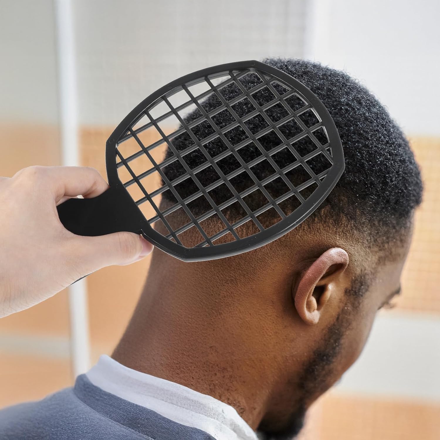Xindojuz 2 PCS Twist Comb, Sponge Brush for Hair, 2 In 1 Afro Hair Pick Comb Set for Black Men and Women Curls, Dual-sided Design, ABS Material Hairpicks for Men (Black) - Image 2