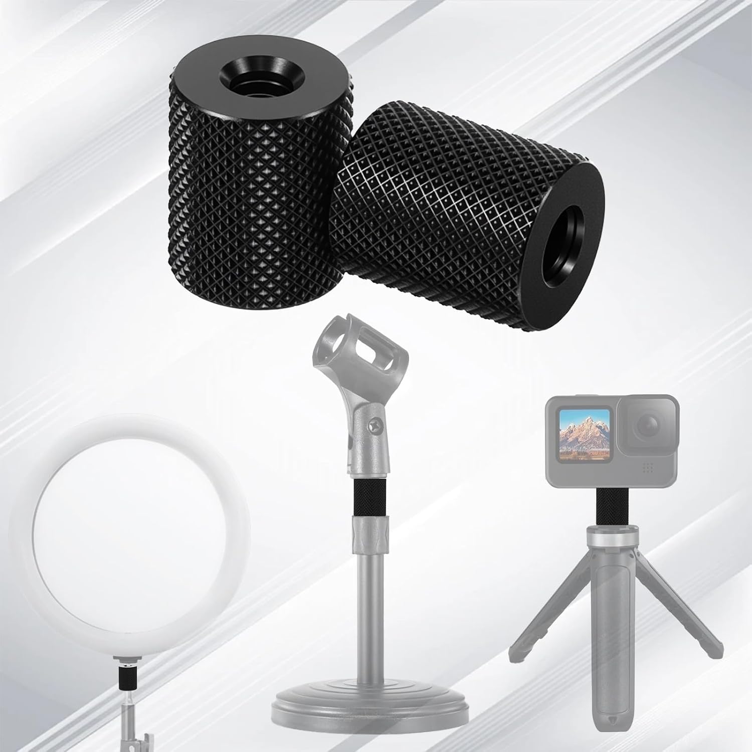 4 PCS Camera Screw Converter 1/4
