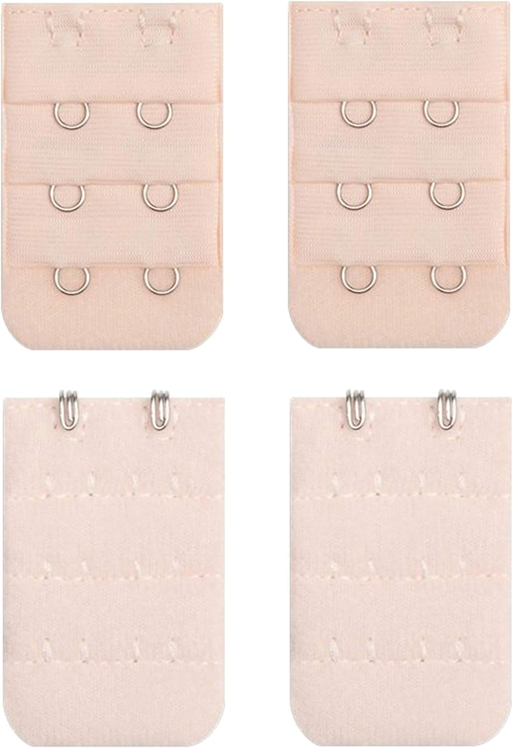 Bra Extender 2 Hook Bra Back Clips Bra Strap Extender Bra Clasp (4pcs) - Image 1