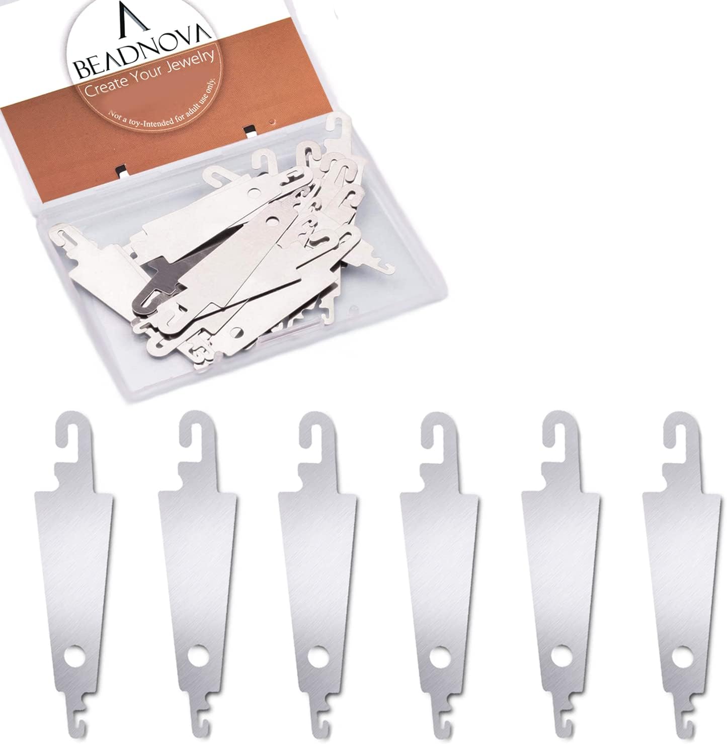 Needle Threaders 20pcs Stainless Steel Sewing Needle Threader for Hand Sewing Large Eye Cross Stitch Embroidery Craft Knitting Quilting - Image 1