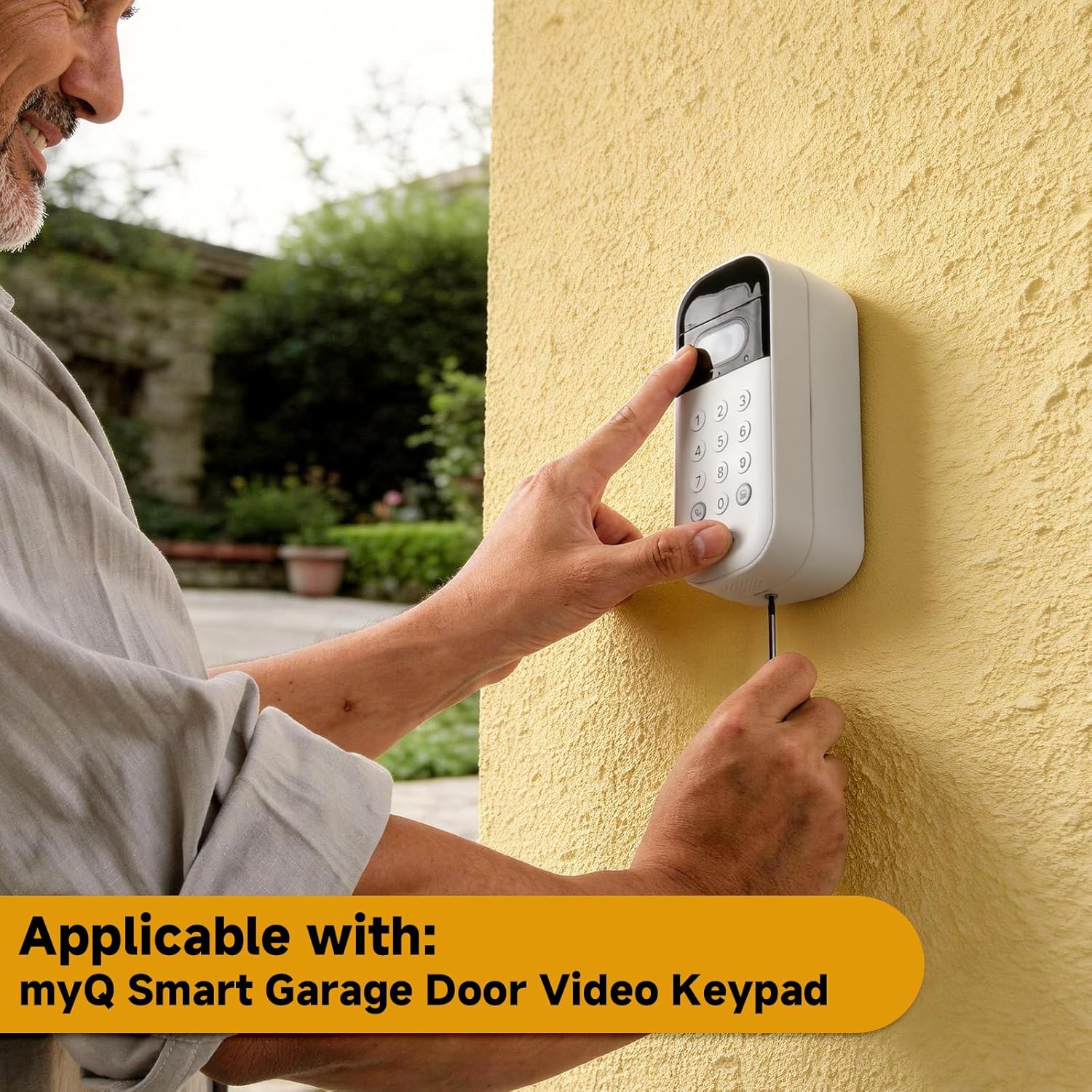Screwdriver Replacements and 6 Pcs Security Mounting Screws Compatible with myQ Smart Garage Door Video Keypad, Easy to Install - Image 3