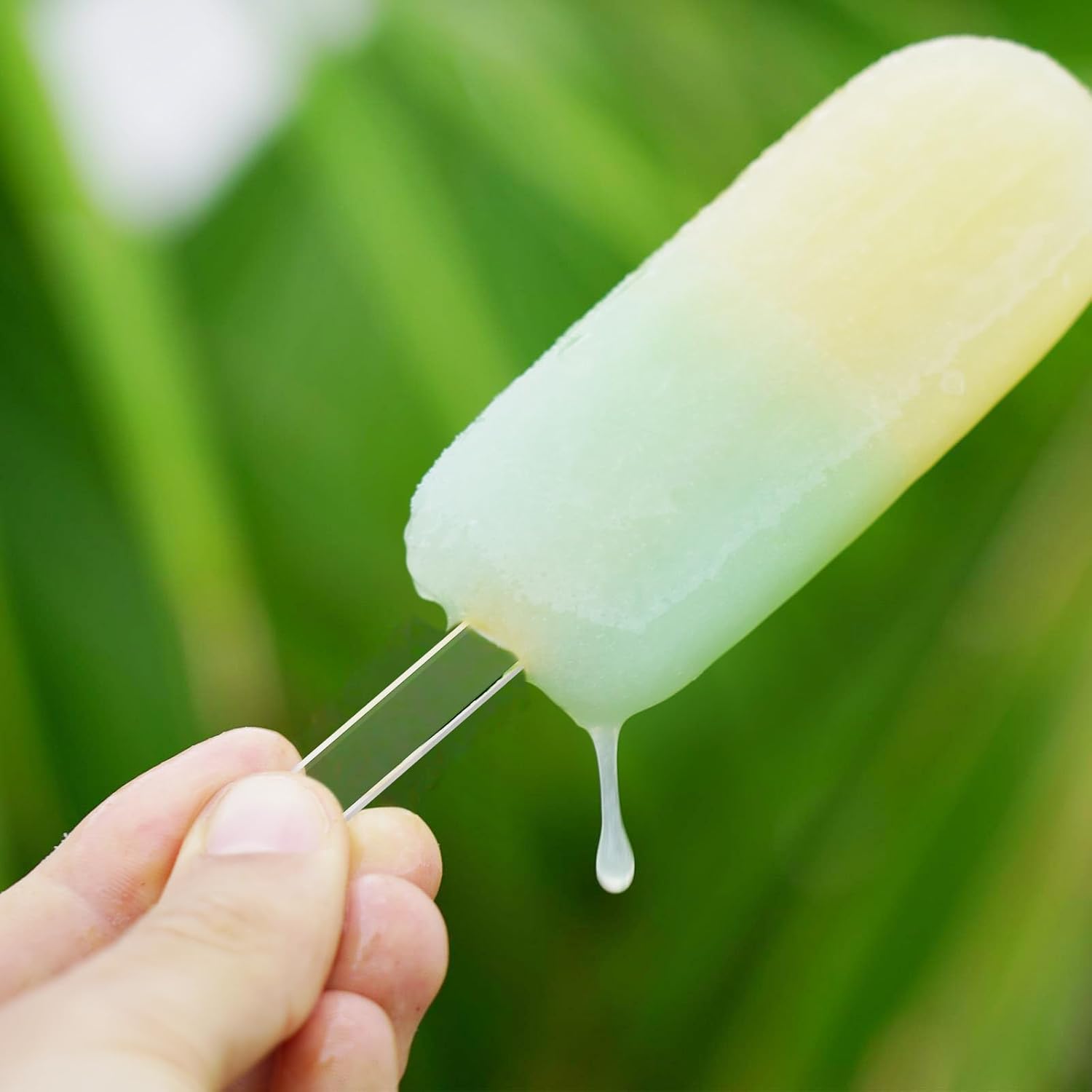 50 Pcs Acrylic Popsicle Sticks Reusable Cake Pop Mold Mirror Ice Pop Sticks Ice Cream Cakesicle Mold for Home Candy Cake Gifts Party (Transparent) - Image 5