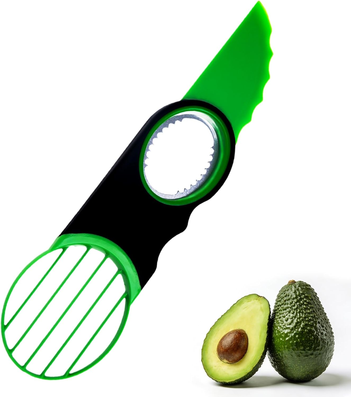 3 in 1 Avocado slicer,dishwasher safe(Green) - Image 1