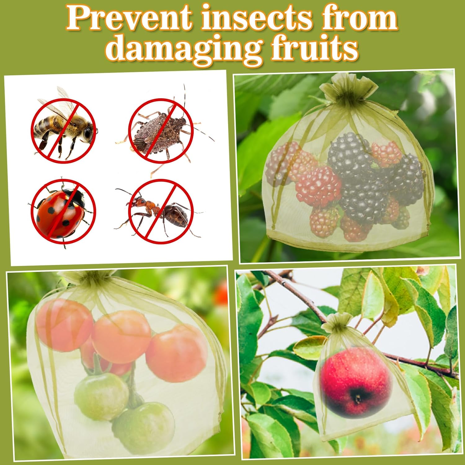50PCS Fruit Protection Bags - 6