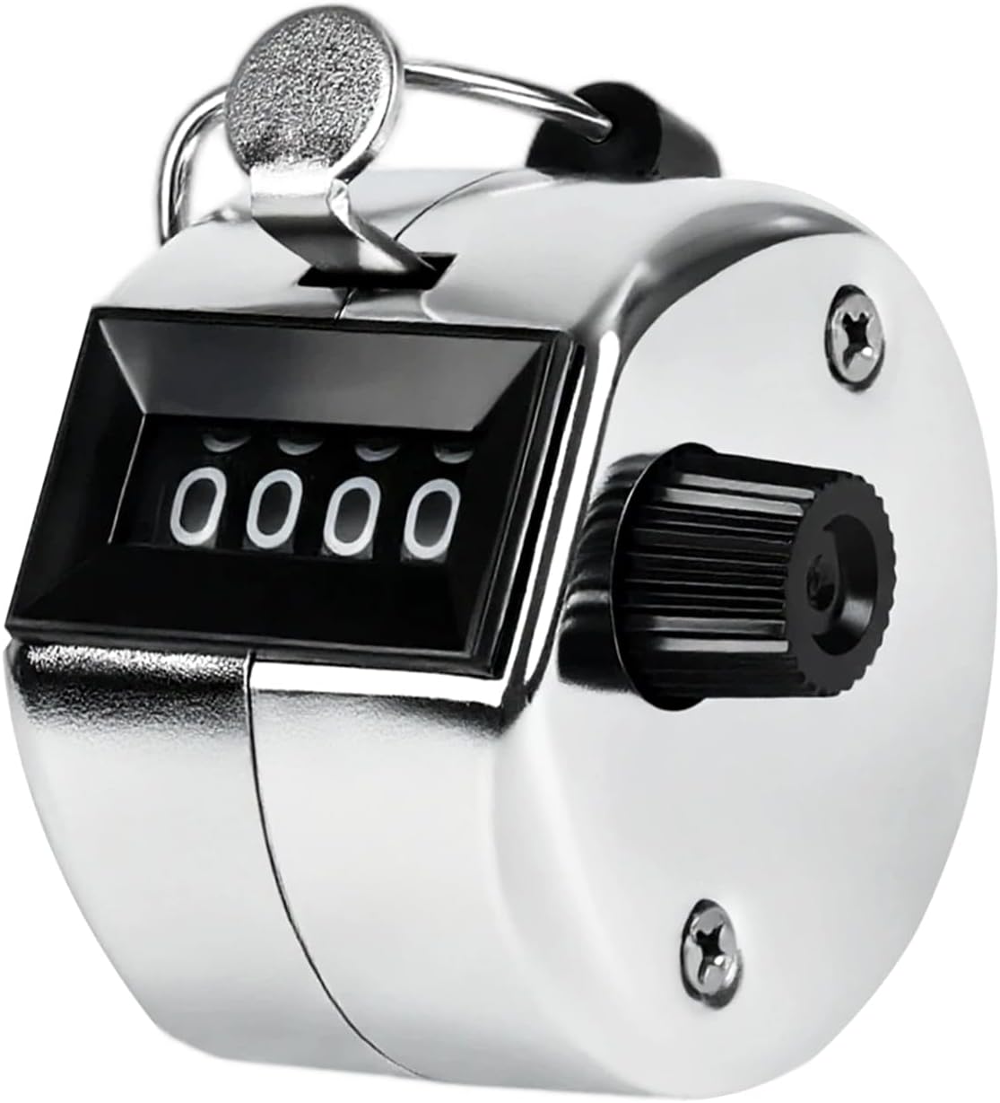 l Handheld Tally Counter, Clicker Counter with 4 Digit Display, Hand Mechanical Counter for Counting, Golf, Baseball, Knitting, Coaching, Fishing and Laps - Image 1