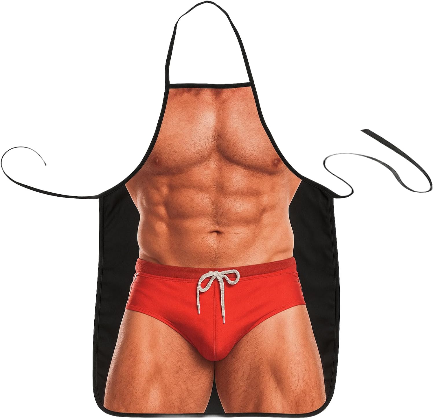 Funny Aprons for Men, Gag Grilling Apron for Men Women Kitchen Cooking Outdoor Party Barbecue - Image 1