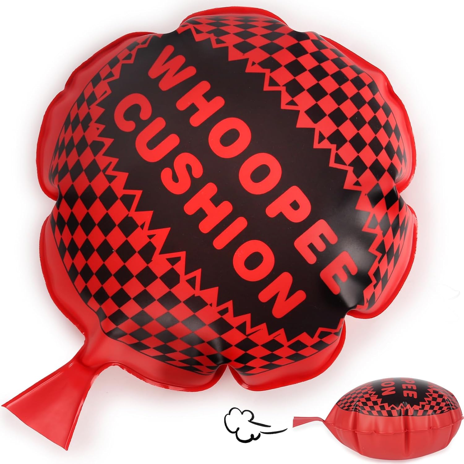 Whoopee Cushion, 10 Inch Prank Toys for Novelty Party Favors Kids and Adults Fart Pillow Novelty Gifts - Image 1