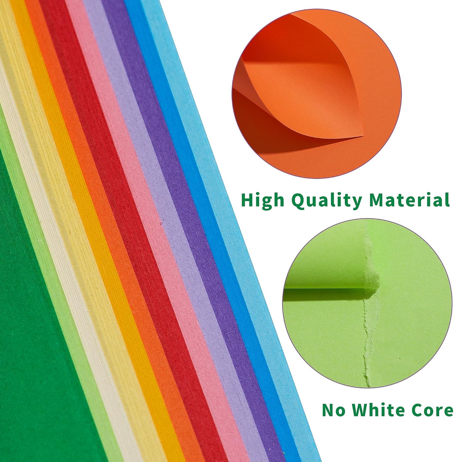 Colorful Origami Paper 120 Sheets, 12 Bright Colors 6 Inch 70gsm Double-Sided Square Folding Paper for DIY Arts Crafts Projects Kids Adults - Image 3