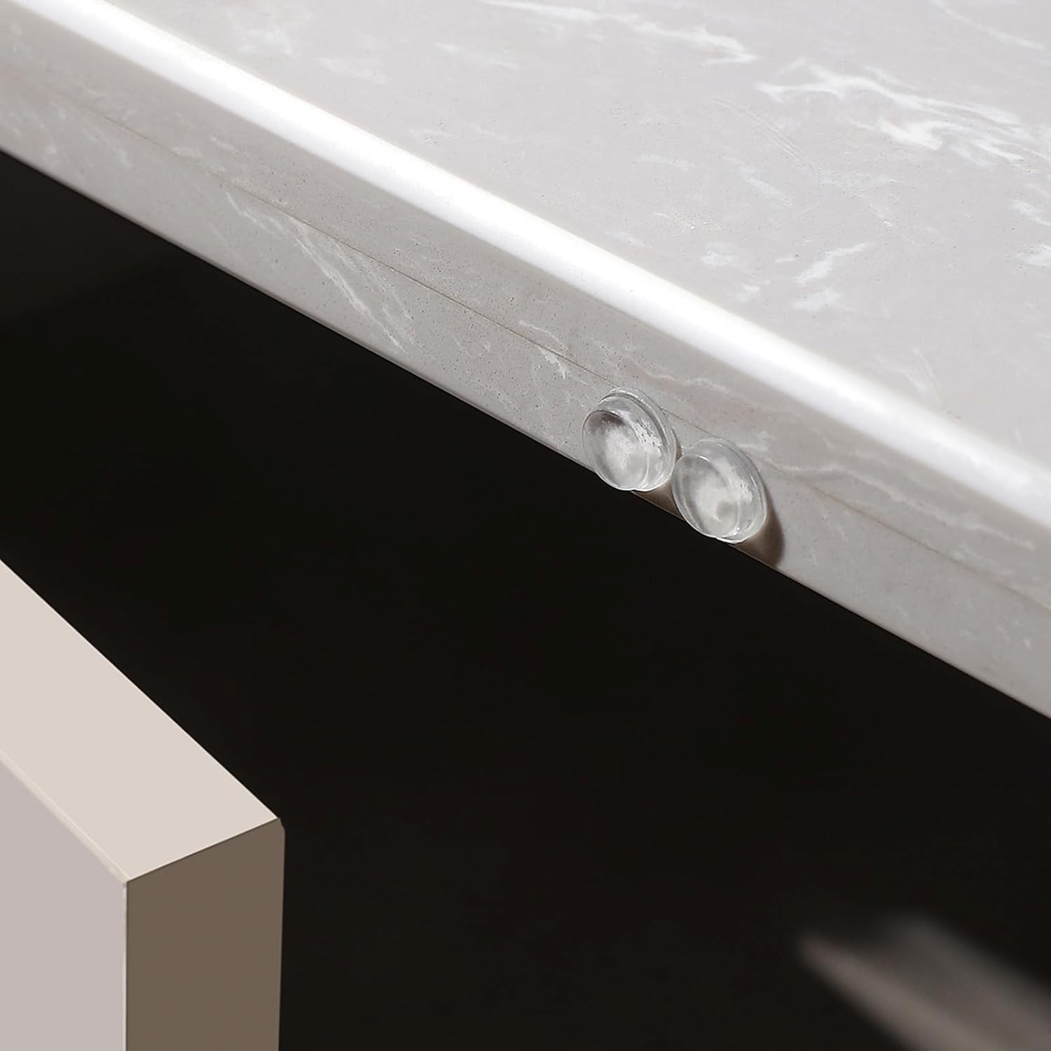 Cabinet Bumpers Soft Self-Adhesive Clear Rubber Bumper- Cabinet Door pumpers dots Clear Cabinet stoppers Furniture Noise Reducing Silicone Rubber Bumper Extremely Durable(96Pcs) - Image 6