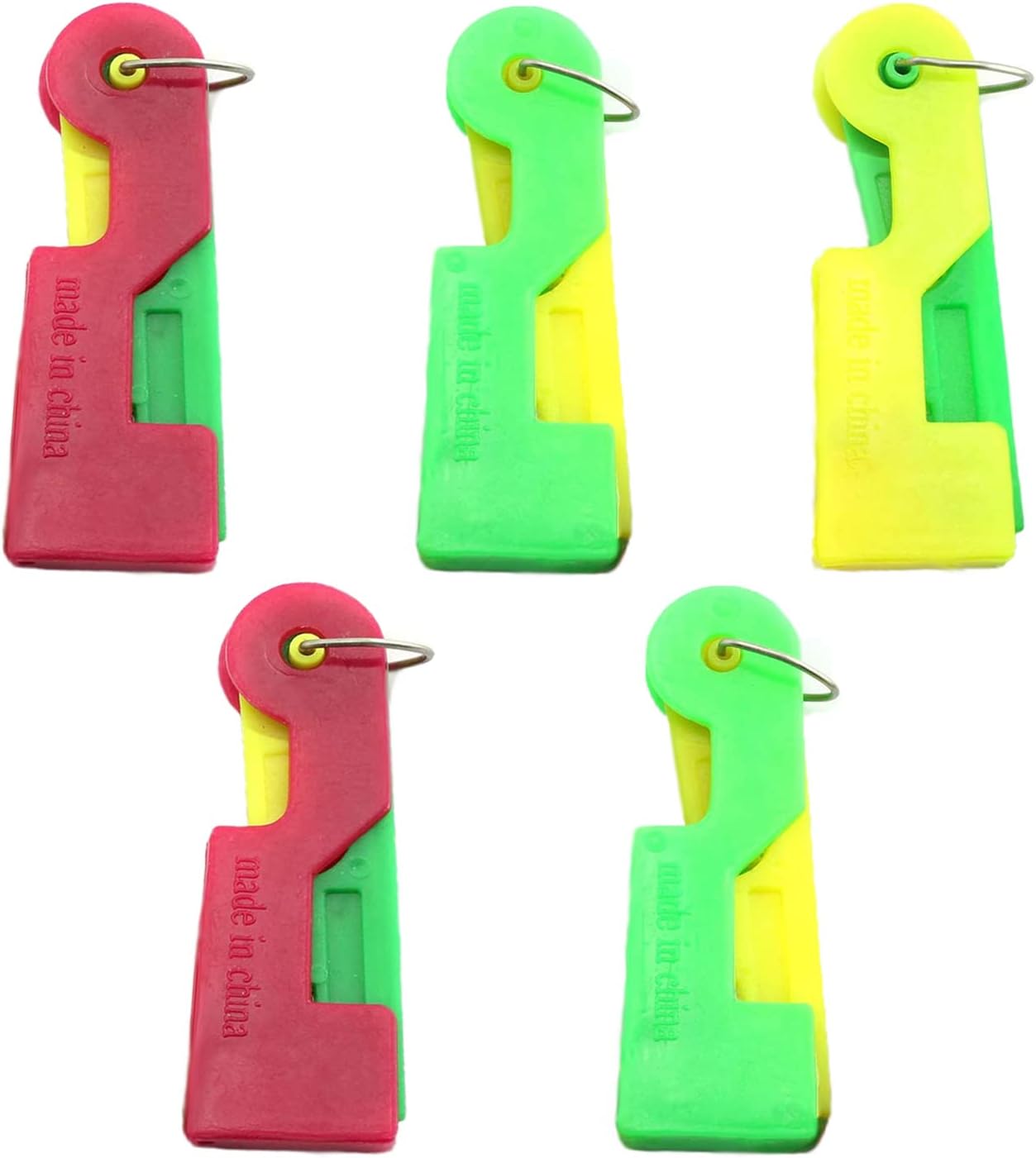 Automatic Needle Threader 5 Pcs Sewing Needle Threaders Automatic Threading Device for Sewing Embroidery Cross Stitch Craft Stitching Knitting Quilting - Image 1
