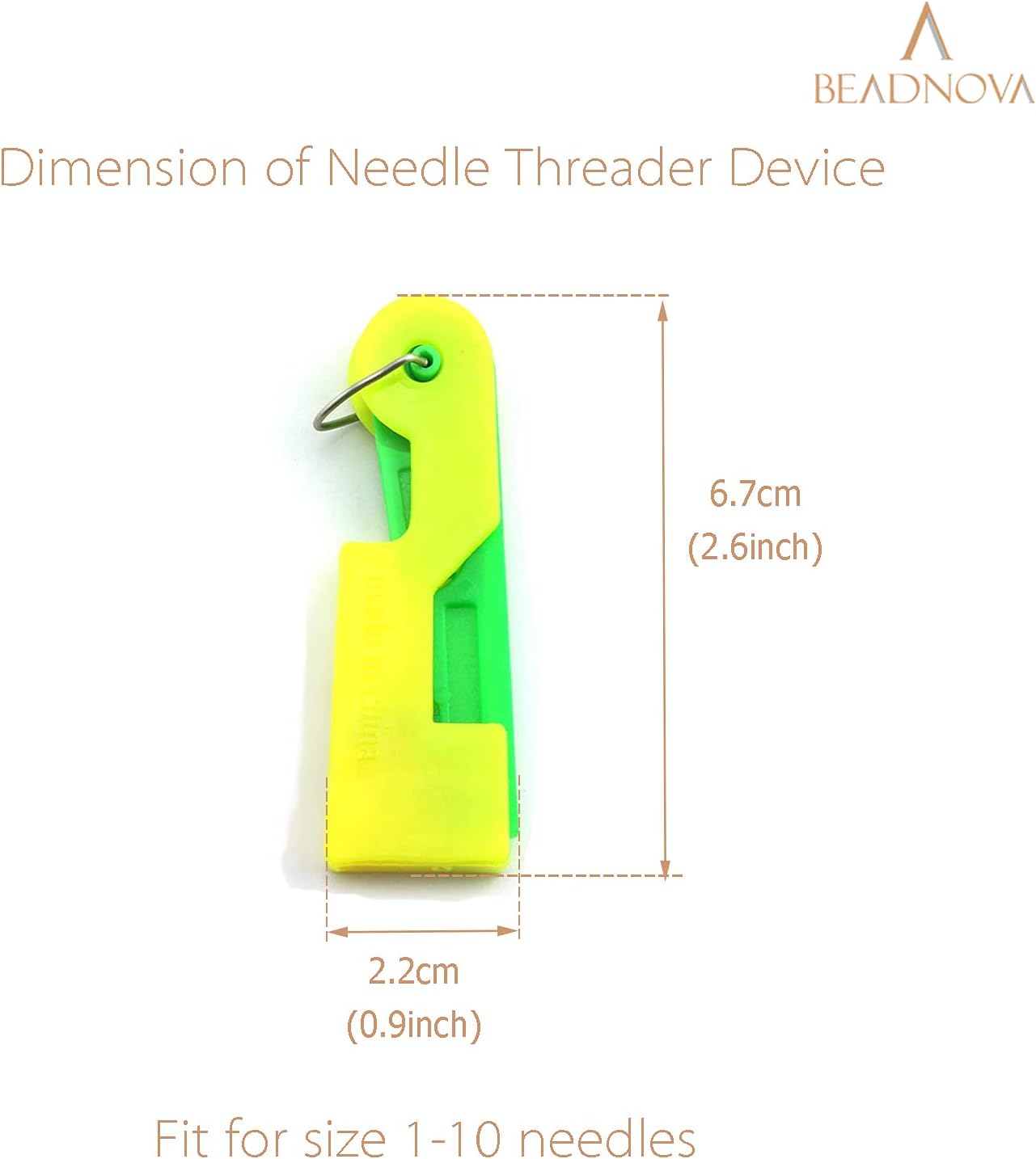 Automatic Needle Threader 5 Pcs Sewing Needle Threaders Automatic Threading Device for Sewing Embroidery Cross Stitch Craft Stitching Knitting Quilting - Image 2