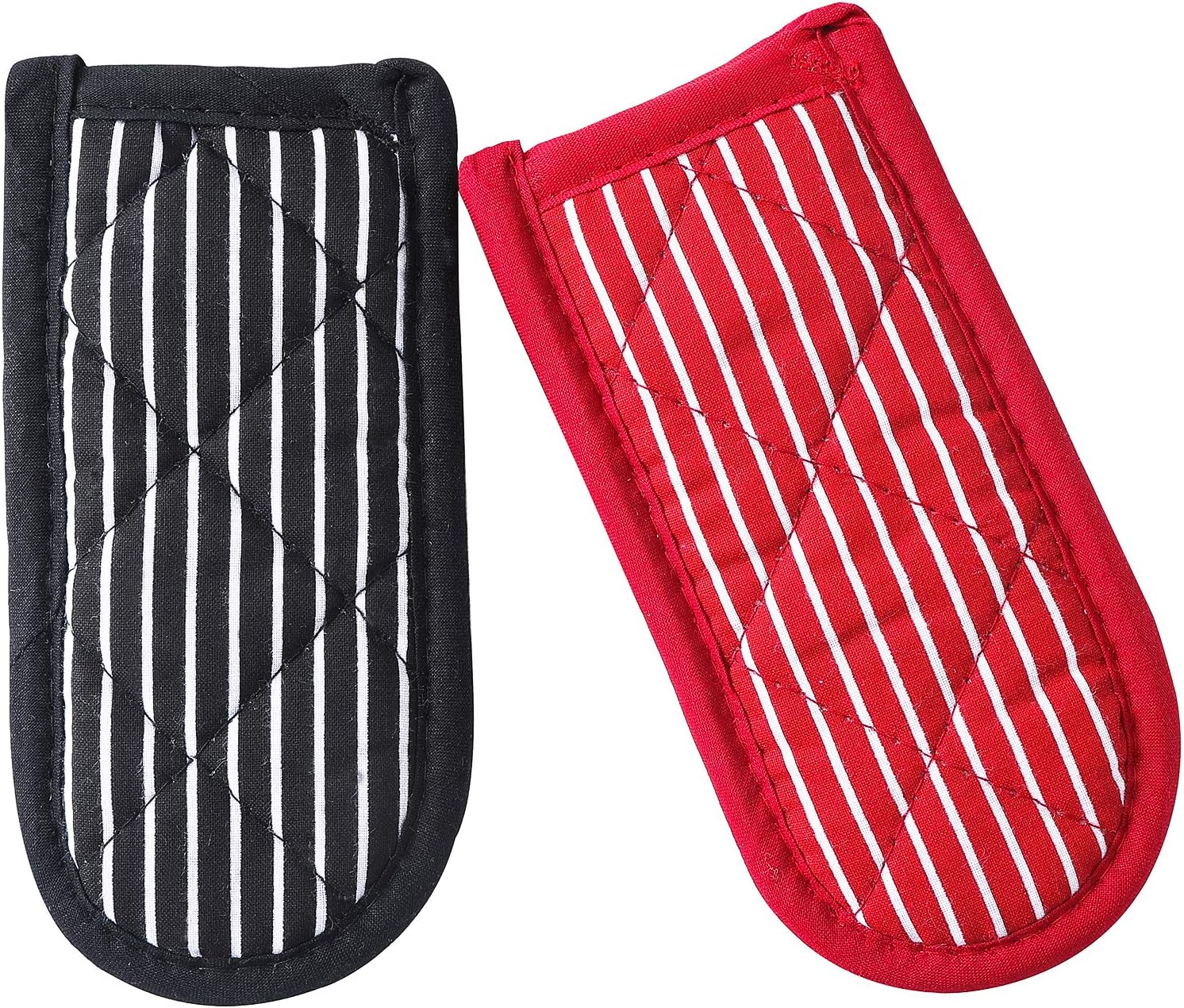 Cast Iron Skillet Handle Covers,Pot Handle Covers Heat Resistant,Pot Holders for Kitchen Heat Resistant,Machine Washable Handle Mitts 2 PCS(Striped) - Image 1