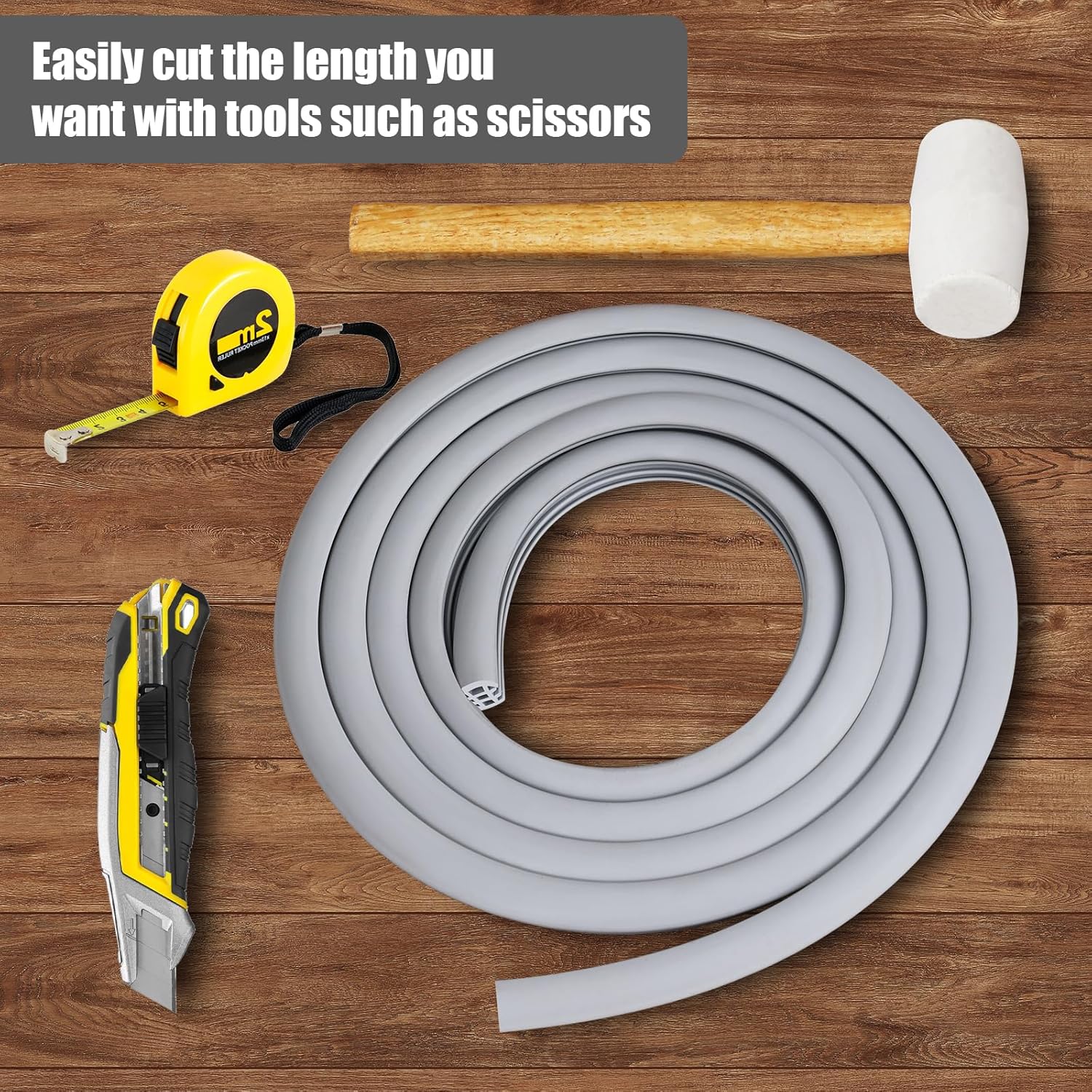 Trial Pack Flexible EPDM Rubber Strip 1/2