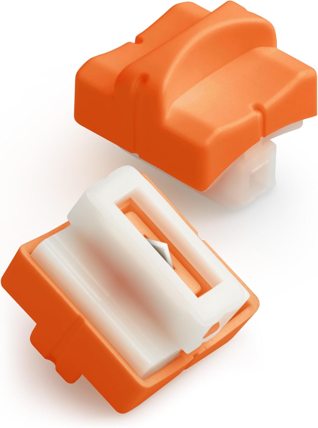 2Pcs Refill Blades for A4 A5 Paper Cutter, Spring-Loaded Safeguard Design Replacement Blade for Paper Trimmers (Orange) - Image 1