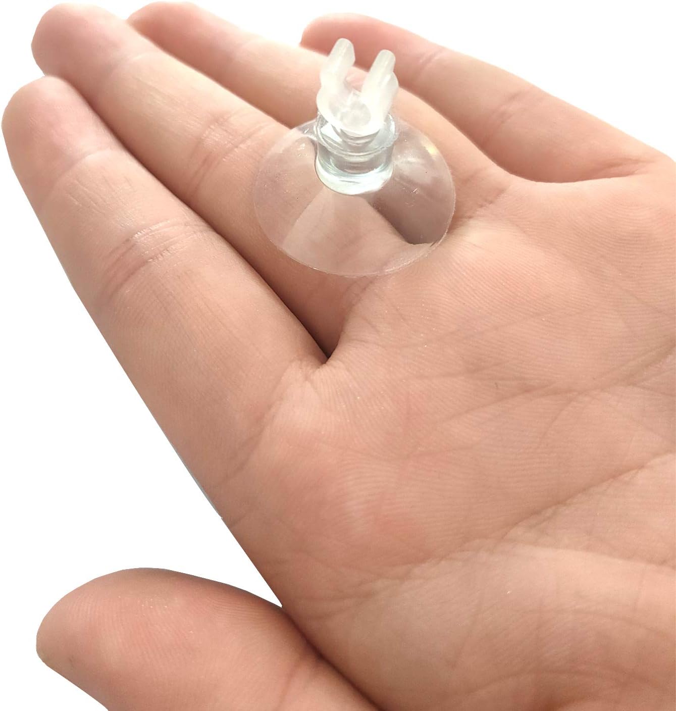 Aquarium Suction Cups, for Fish Tank Airline Tubing, with Clips 3/16