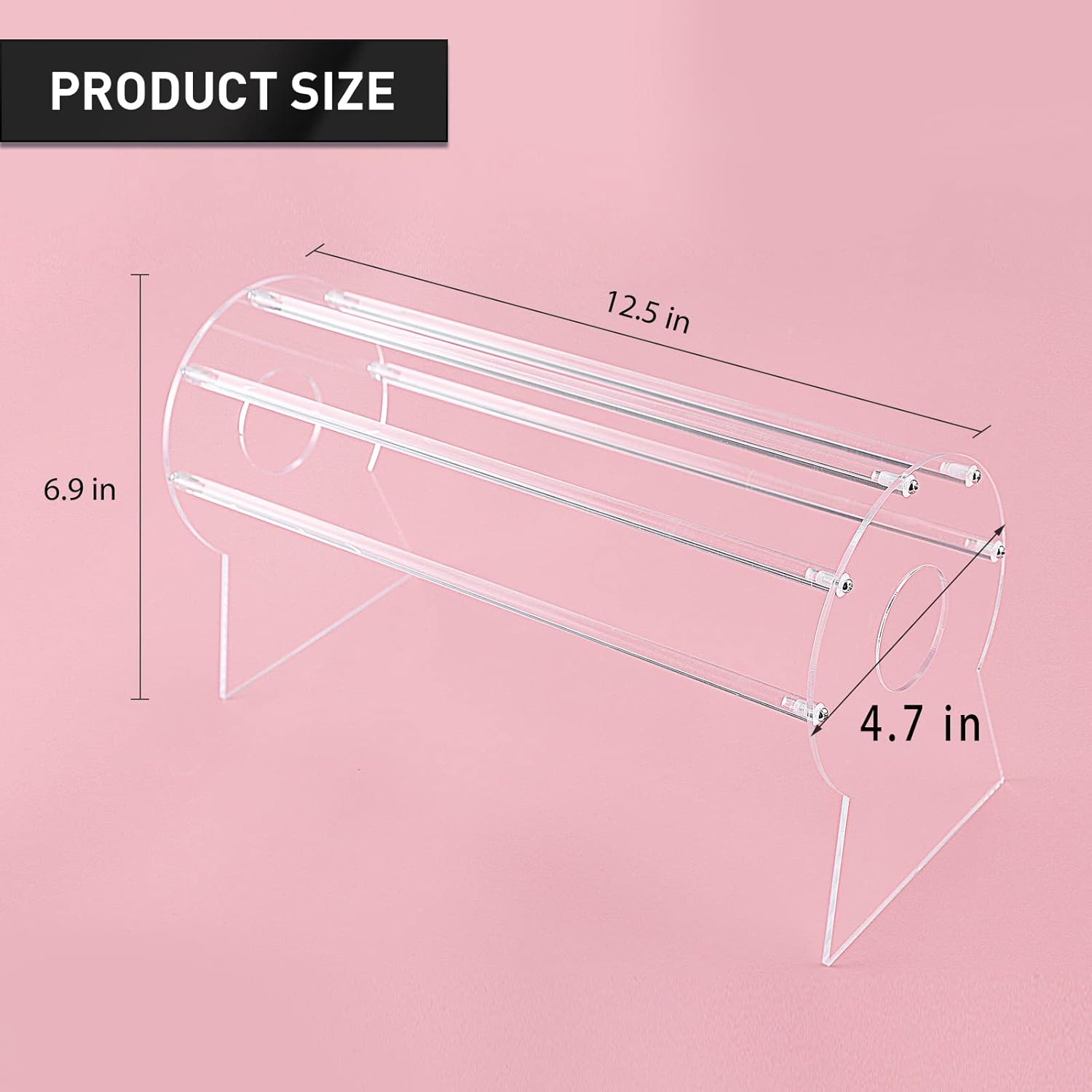 Heaband Holder Organizer,Acrylic Hair Band Ear Display Stand Jewelry Storage for Show Selling. - Image 7