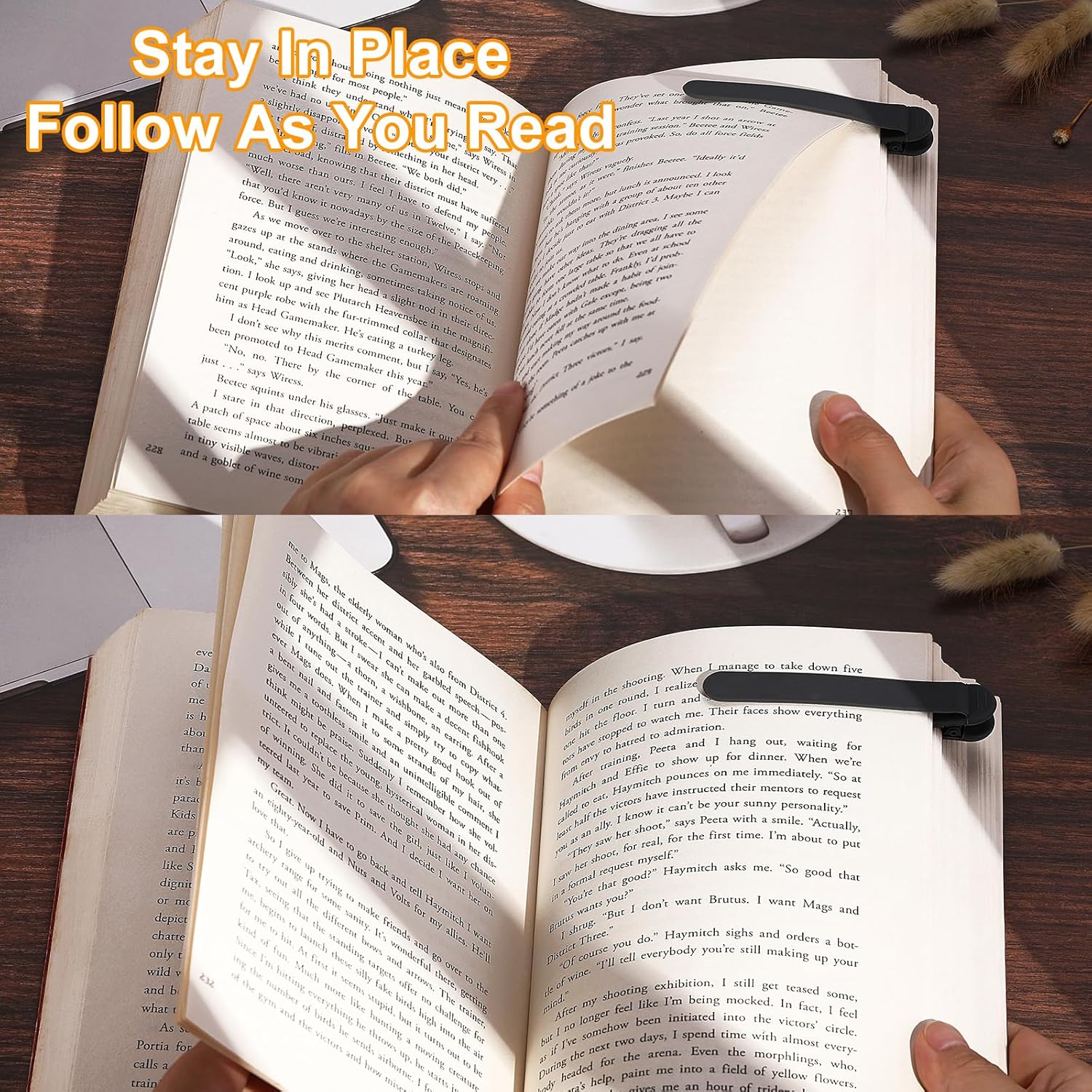 3Pcs Automatic Bookmark, Silicone Smart Book Marks for Reading Women, Men, Kids,Cute Unique Book Markers Bookmark Clip Reading Accessories Gifts for Book Lovers (1 Dark Grey+1 Light Grey+1 Beige) - Image 7