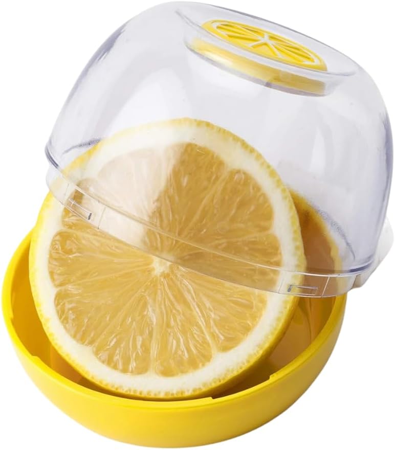 Fresh Flip Pod Lemon Storage Container, Keeps Leftover Half Flavorful and Firm in Fridge, Reusable Kitchen Gadget, BPA Free, Dishwasher Safe - Image 1