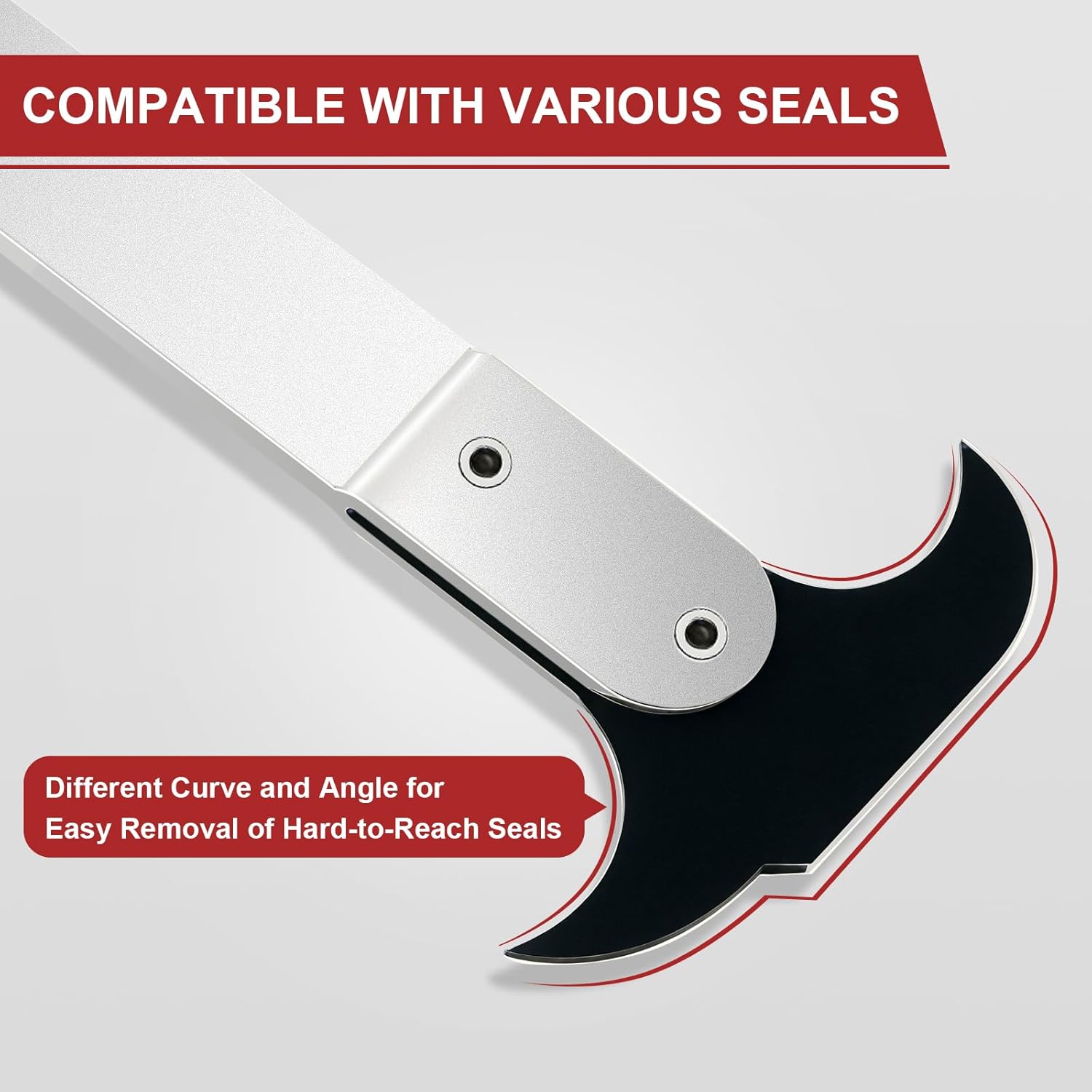 Seal Puller, 3rd Generation Oil Seal Removal Tool with 30% Thicker Dual Hook Tips and Heat-Treated Steel, Seal Puller Tool Perfect for Car, SUV, Light Truck and Machine Repair - Image 3