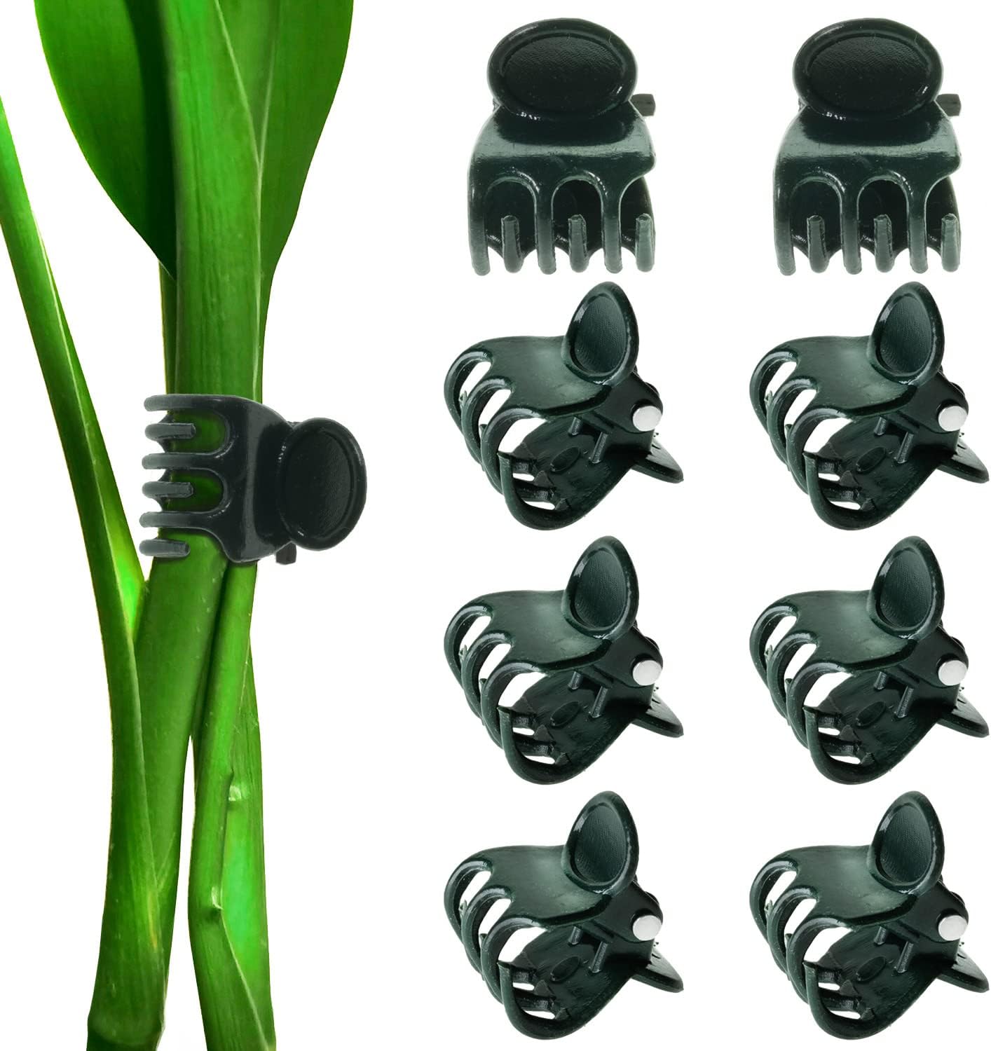 Plant Clips 100Pcs Orchid Clips Orchid Support Clips Vine Clips Plant Clips for Support Flower Orchid Vine (100PCS) - Image 1
