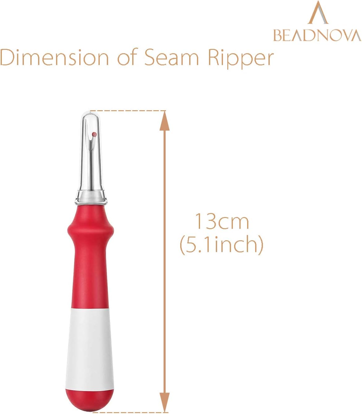 Seam Ripper 2pcs Thread Cutter Stitch Remover Large Thread Remover Stitch Eraser Tag Ripper for Clothes Crafting Embroidery - Image 2