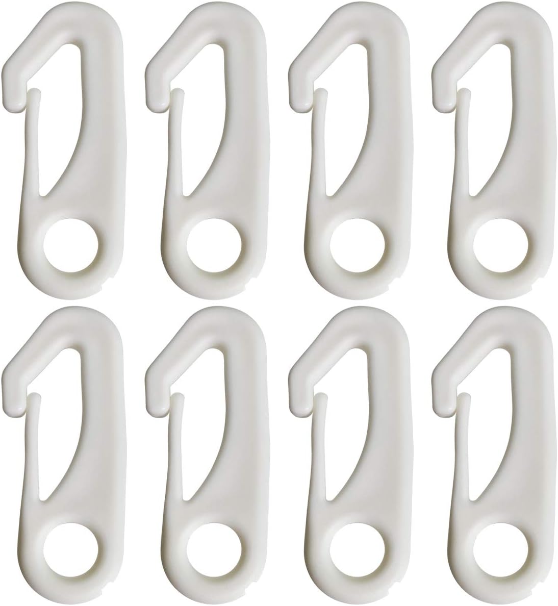 Profession Flag Pole Clip Snap Hooks Durable Nylon Flag Clips Flag Pole Accessory - Attach Flags Hooks to Halyard Rope and Buckle The Flag(Pack of 8) - Image 1