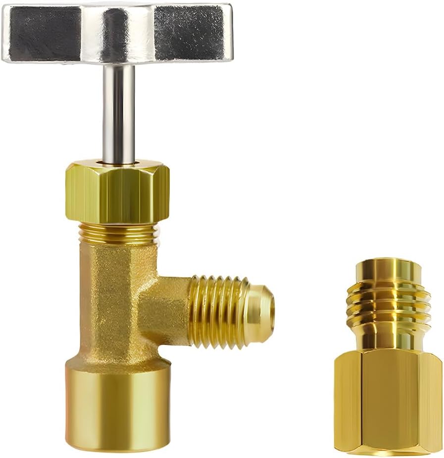 2 PCS R134a Can Tap, Adjustable 1/2