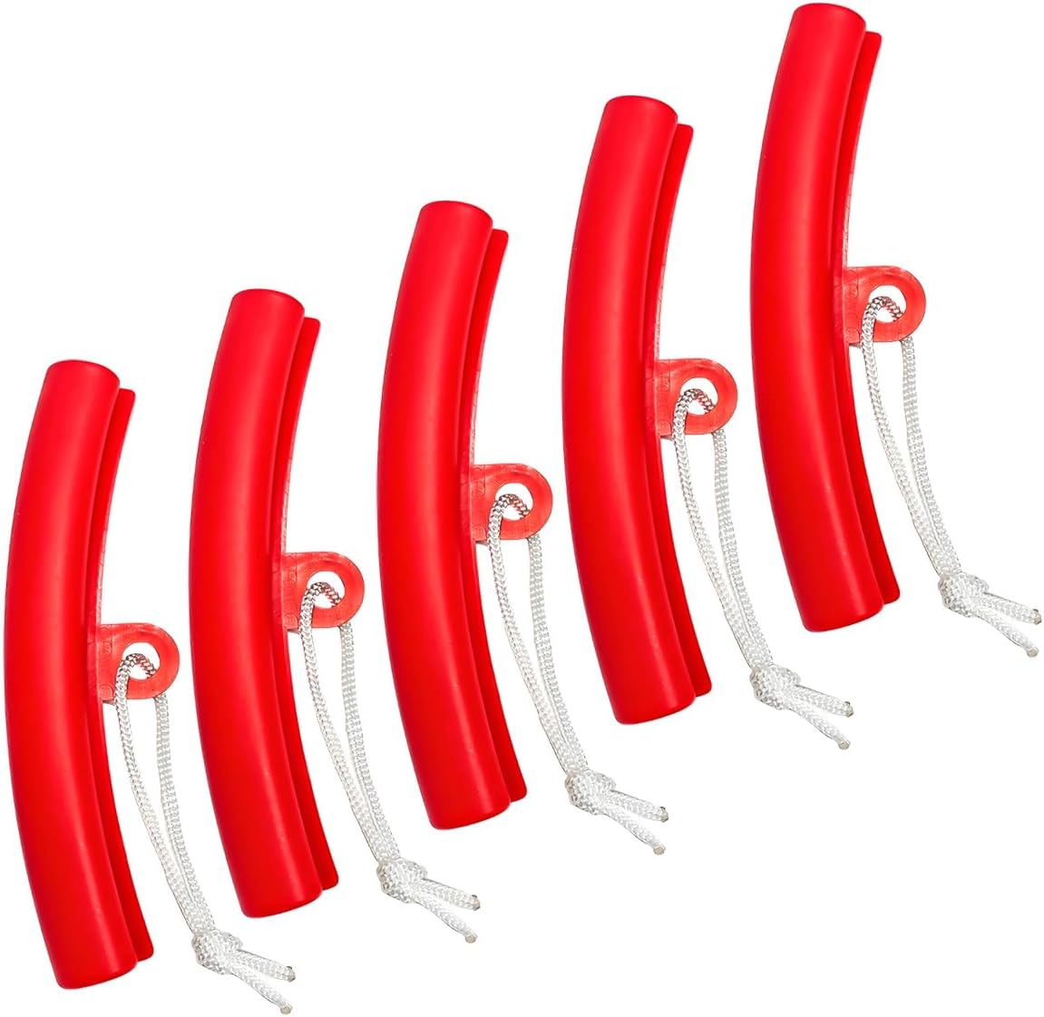 5 PCS Car Tire Changing Rim Protector, Flexible Anti-Scratch Fixing Tyre Rim Protective Cover, Perfect Arc Fit Wheel Changing Rim Edge Savers for Cars SUVs Motorcycle (Red) - Image 1