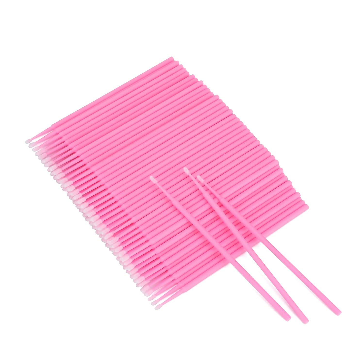 500PCS Cotton Swabs, Disposable Micro Applicators Brush for Makeup and Personal Care Cosmetic Brush, Micro Swabs for Eyelash Extensions, Nails, Eyeliner (Head Diameter: 2.0mm) - Image 1