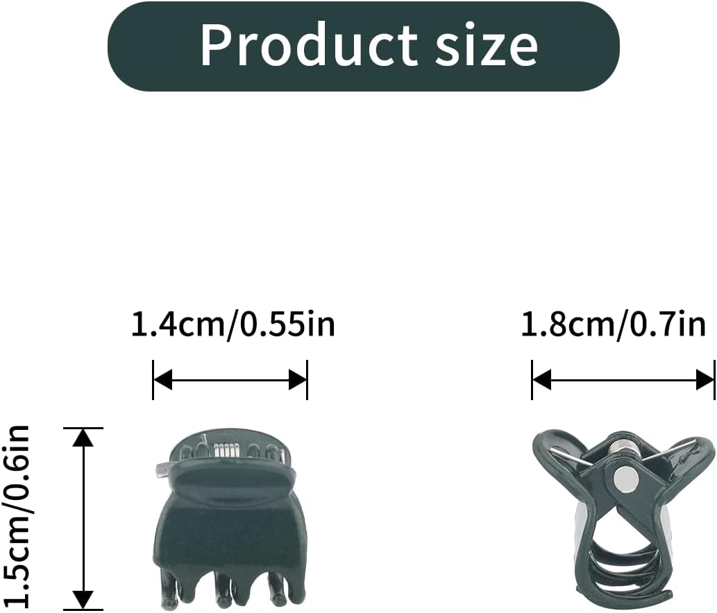 Orchid & Plant Support Clips - 100 Pcs Dark Green Garden Cymbidium Clips to Keep Stems & Vines Upright - Image 3
