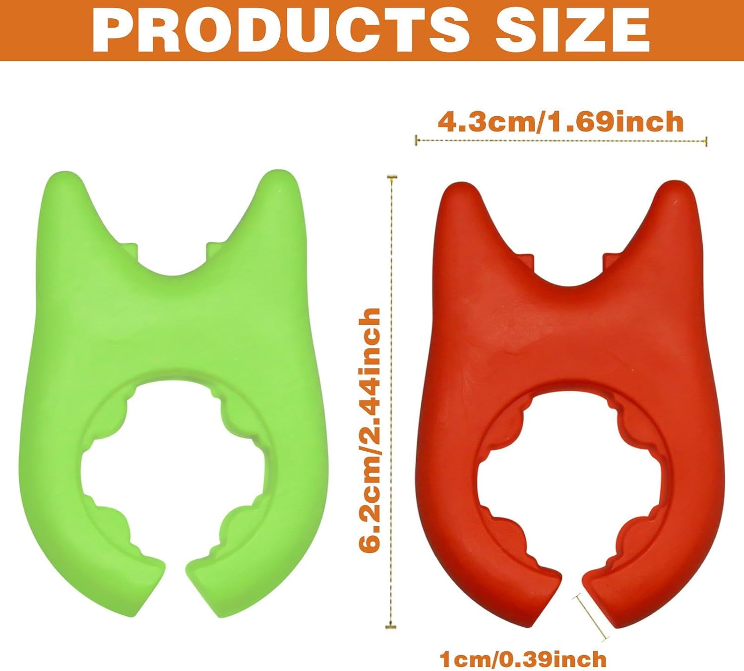 2pcs Silicone Pot Holders, Adjustable Kitchen Silicone Spoon Rest Suitable for Placing Spoons and Spatulas After Cooking in a Steamer Utensil Rest, Anti-Slip Spatula Pot Spoon Holder (Green/Red) - Image 2