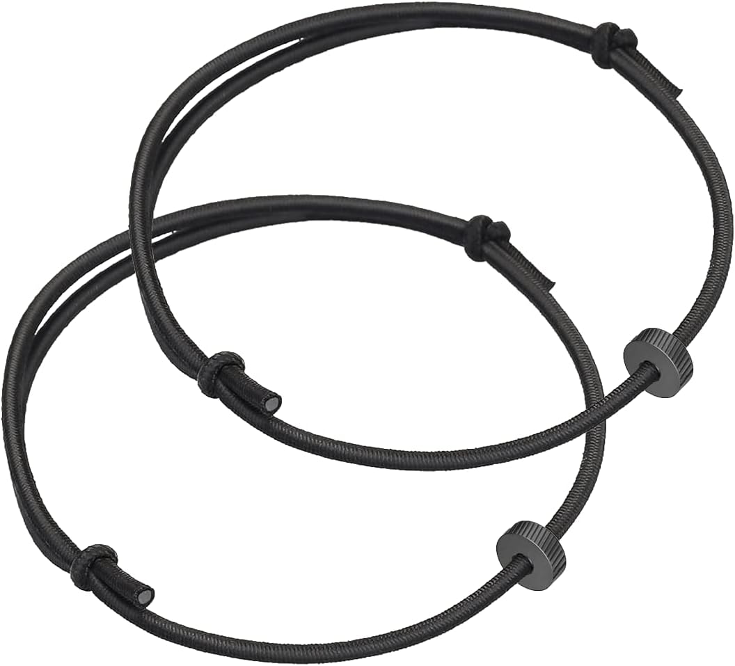 2Pcs Bracelet Car Window Breaker,Car Glass Breaker Wrist Strap with Tungsten Carbide Bead,Car Emergency Escape Tool,Car Safety Bracelet Tempered Glass Breaker Rescue Tool,Portable Vehicle Rapid Escape - Image 1