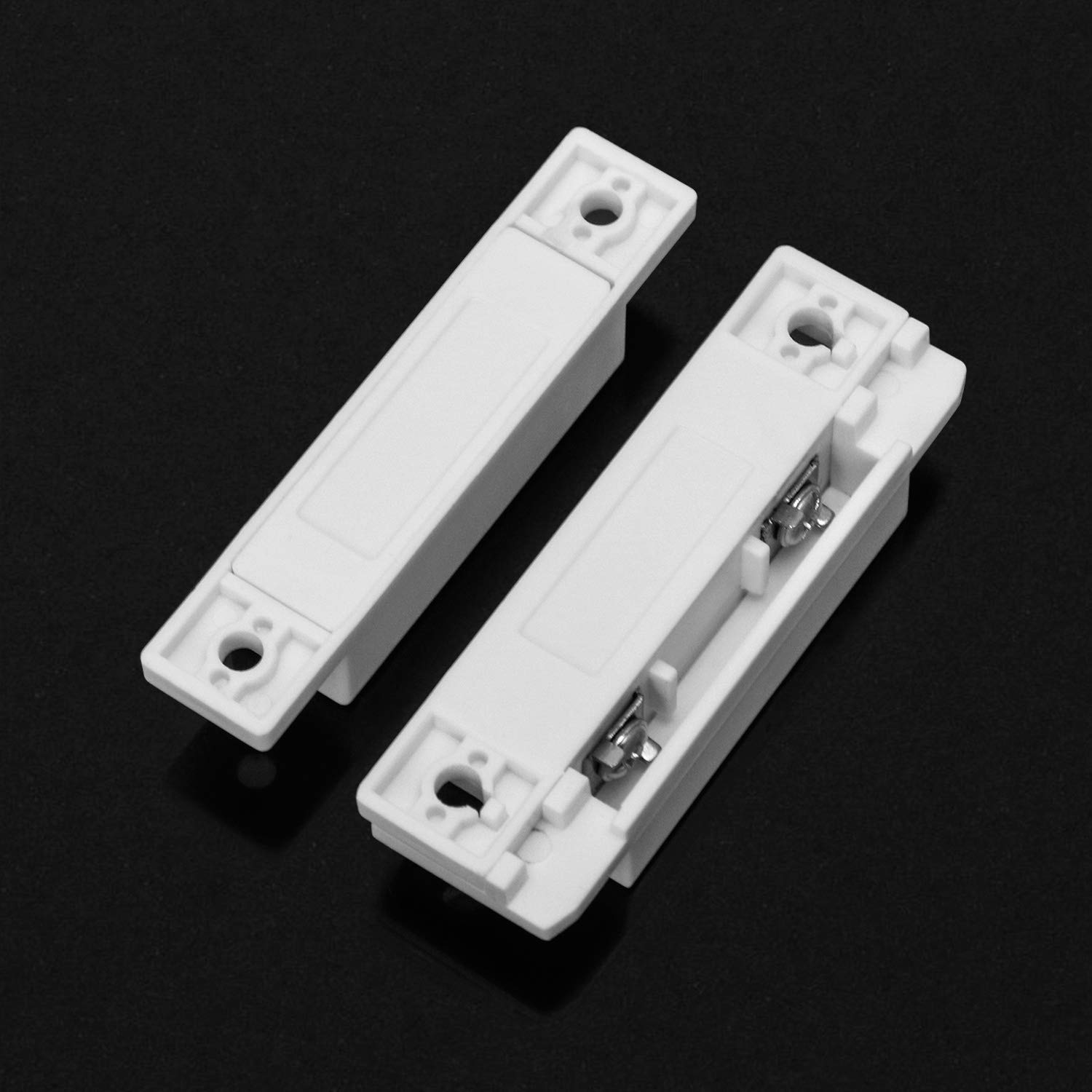 MC-31 Wired Surface-Mounted NC Magnetic Door Window Contact Sensor Alarm Reed Switch, White, Pack of 5 with 20 Screws - Image 4