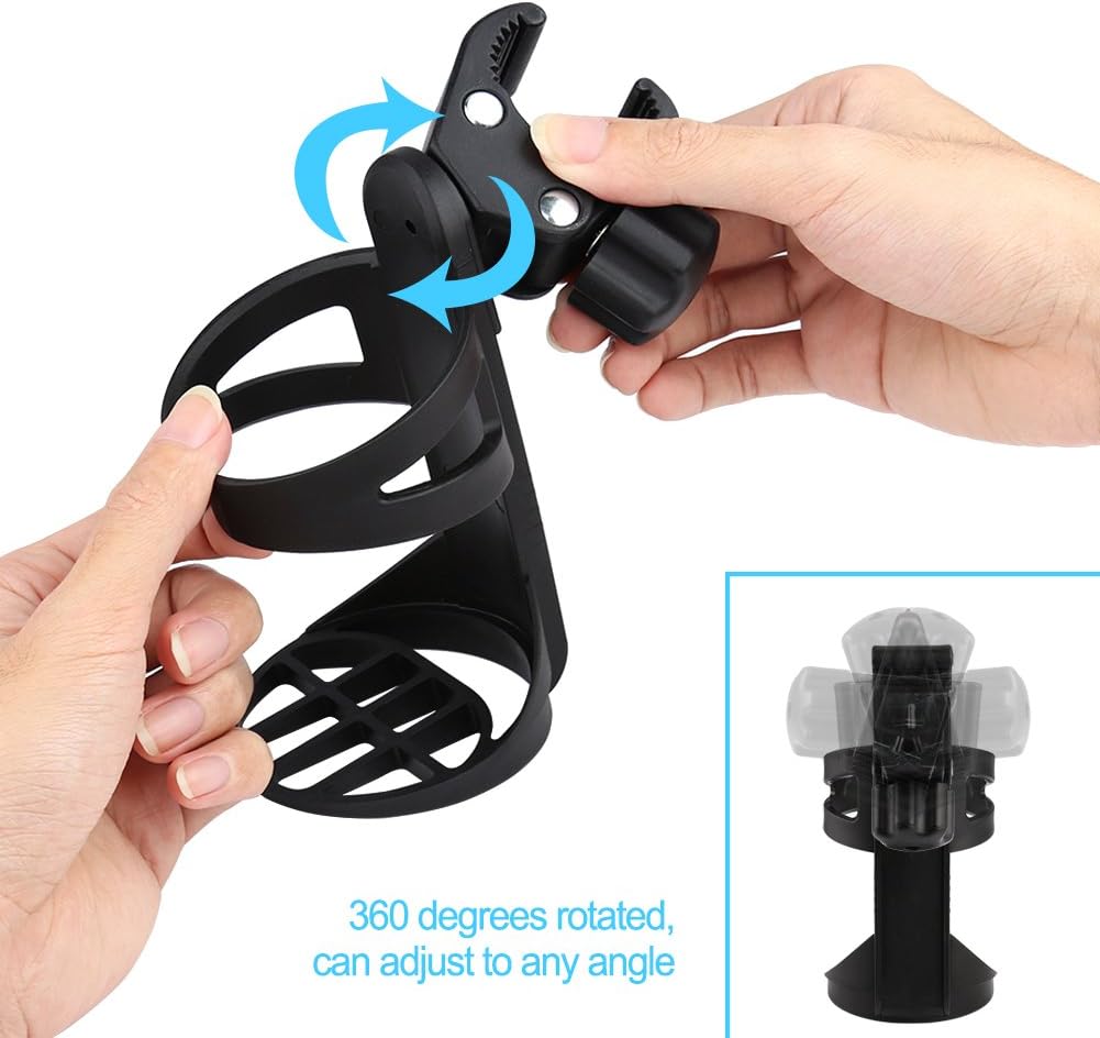 Universal Bike Water Bottle Holder for Large Bottles, Bike Water Bottle Cages Cup Holder Fits Most Bicycles - Image 2