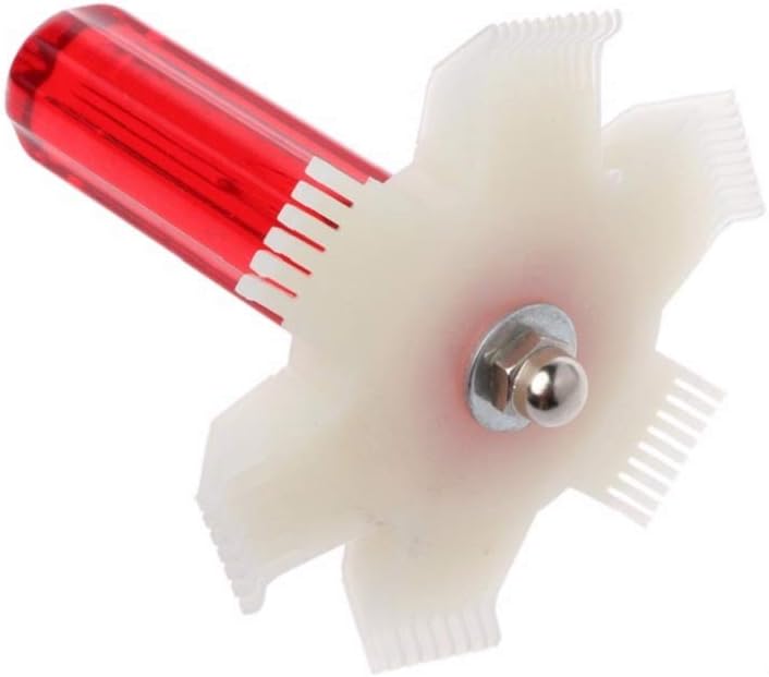 6-in-1 Air Conditioner Fin Comb, Radiator Straightener Cleaner, Condenser fin Cleaning Brush A/C Repair Tool - Image 1