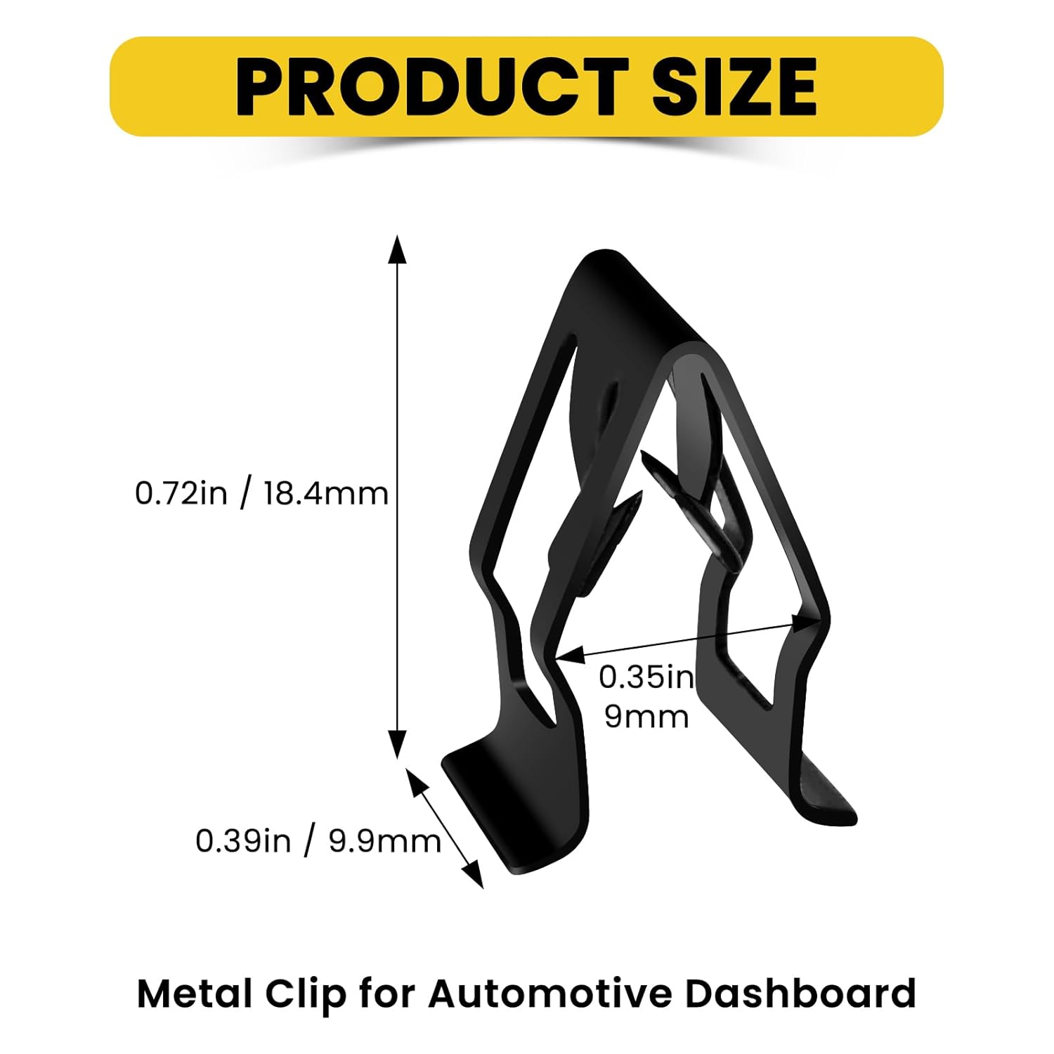 30Pcs Dashboard Trim Clips, Automotive Dashboard Metal Retainer, Universal Car Dashboard Metal Retainer Clips Replacement for Most Cars - Image 7
