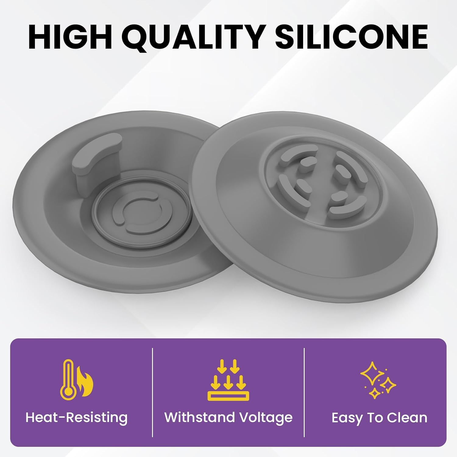 Espresso Backflush Cleaning Disc, 54mm Silicone Backflush Disc for Most Espresso Machines, Compatible with BES870XL BES878BSS BES880 BES840XL BES810BSS, 4 Pack - Image 3