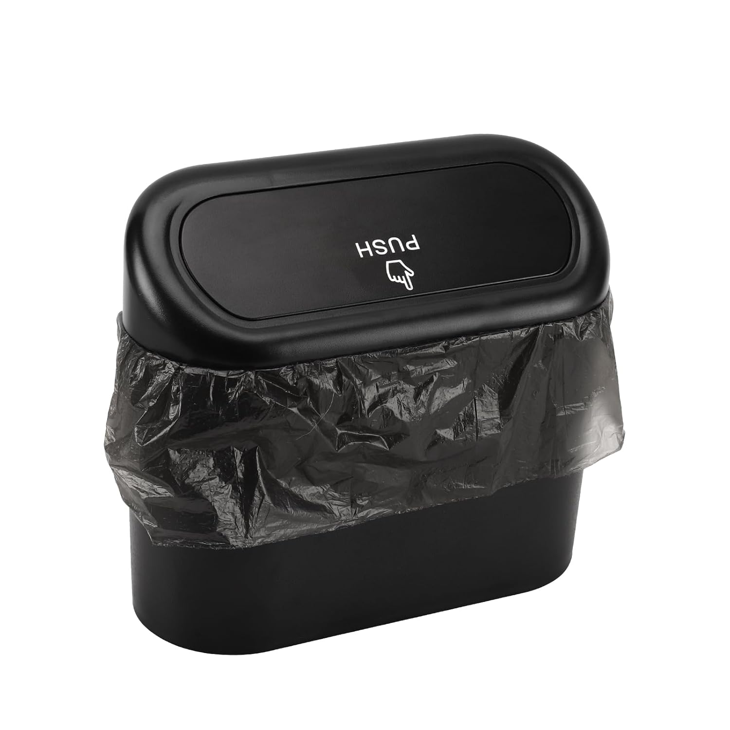 Mini Car Trash Can Bags for Auto Trash Bin, 120 Count Small Garbage Bags Organizer Tear-Resistant, Liner Refills (Vehicle Trash Can is not Included), Black - Image 8