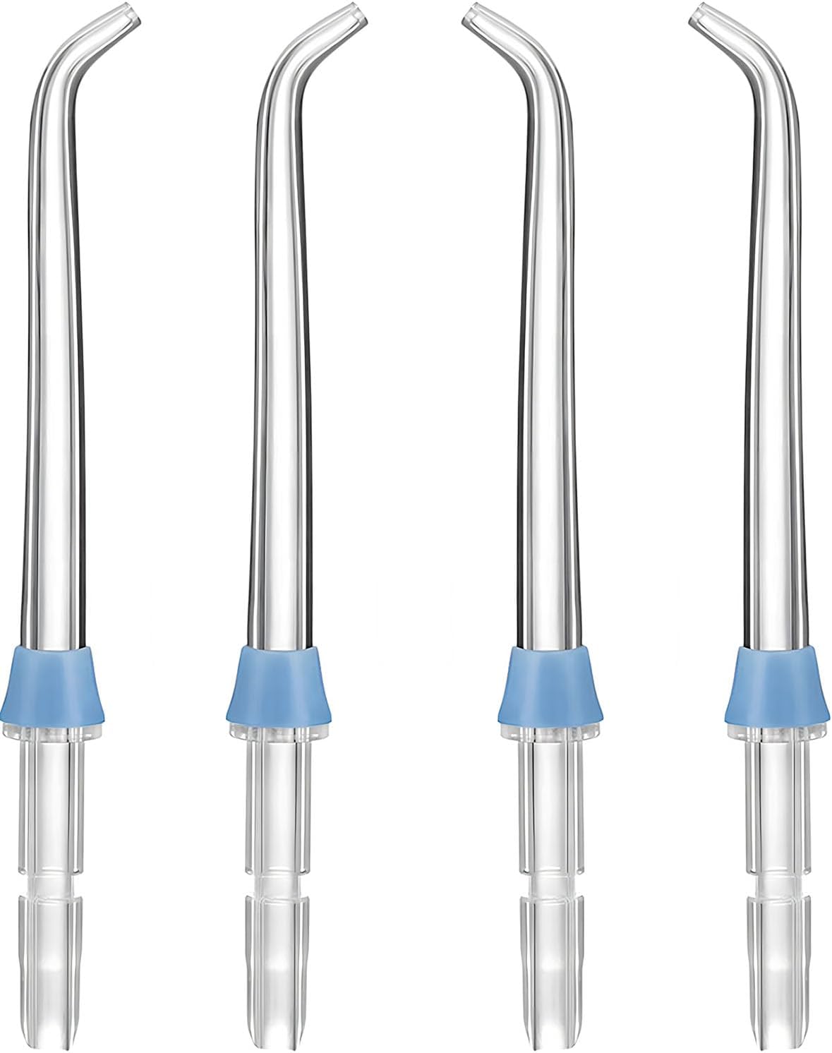 Replacement Heads for Waterpik Water Flosser,Replacement Tips for Waterpik Water Flosser,Easy to lnstall(4 Classic Jet Tips) - Image 1