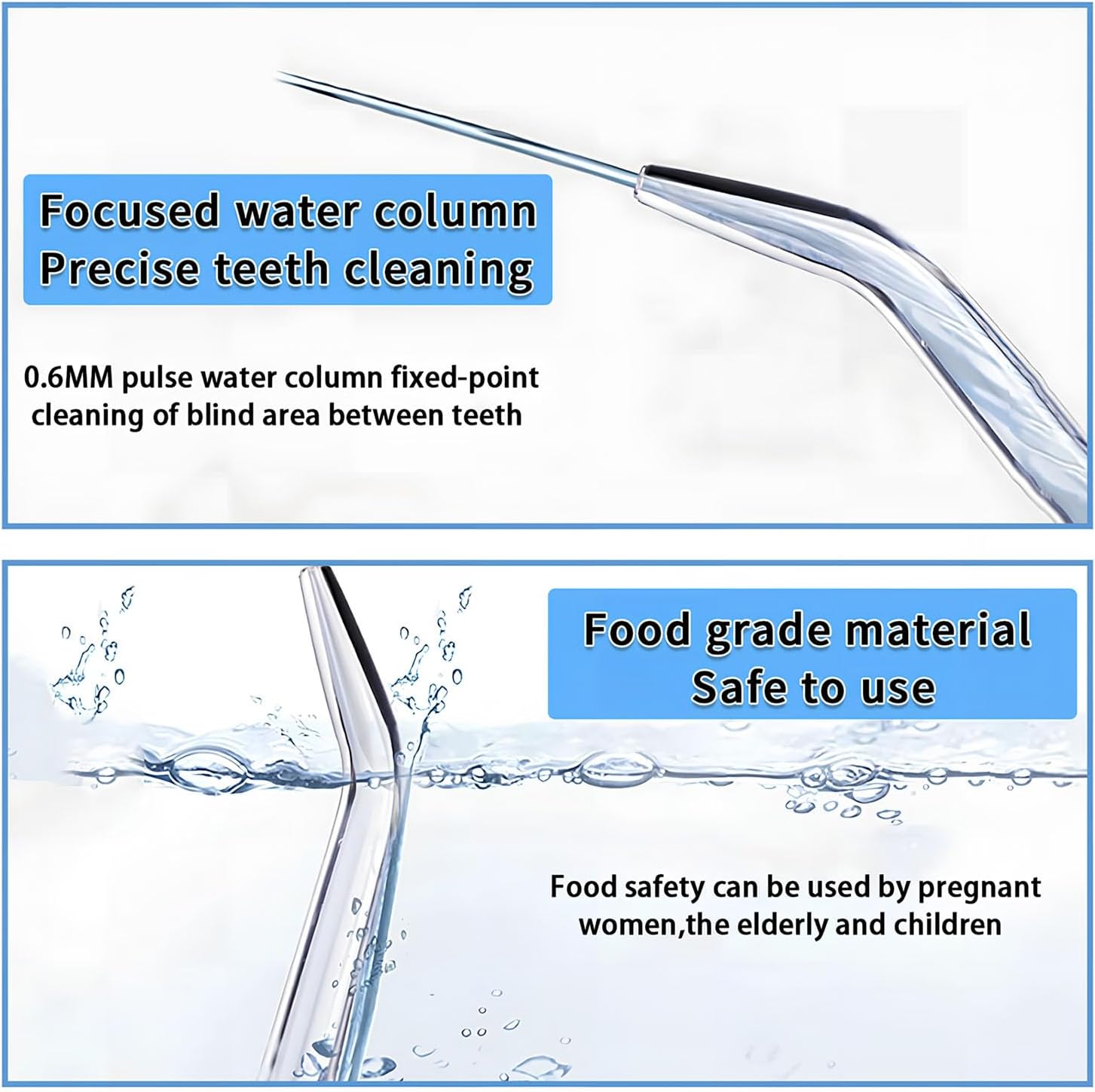 Replacement Heads for Waterpik Water Flosser,Replacement Tips for Waterpik Water Flosser,Easy to lnstall(4 Classic Jet Tips) - Image 4