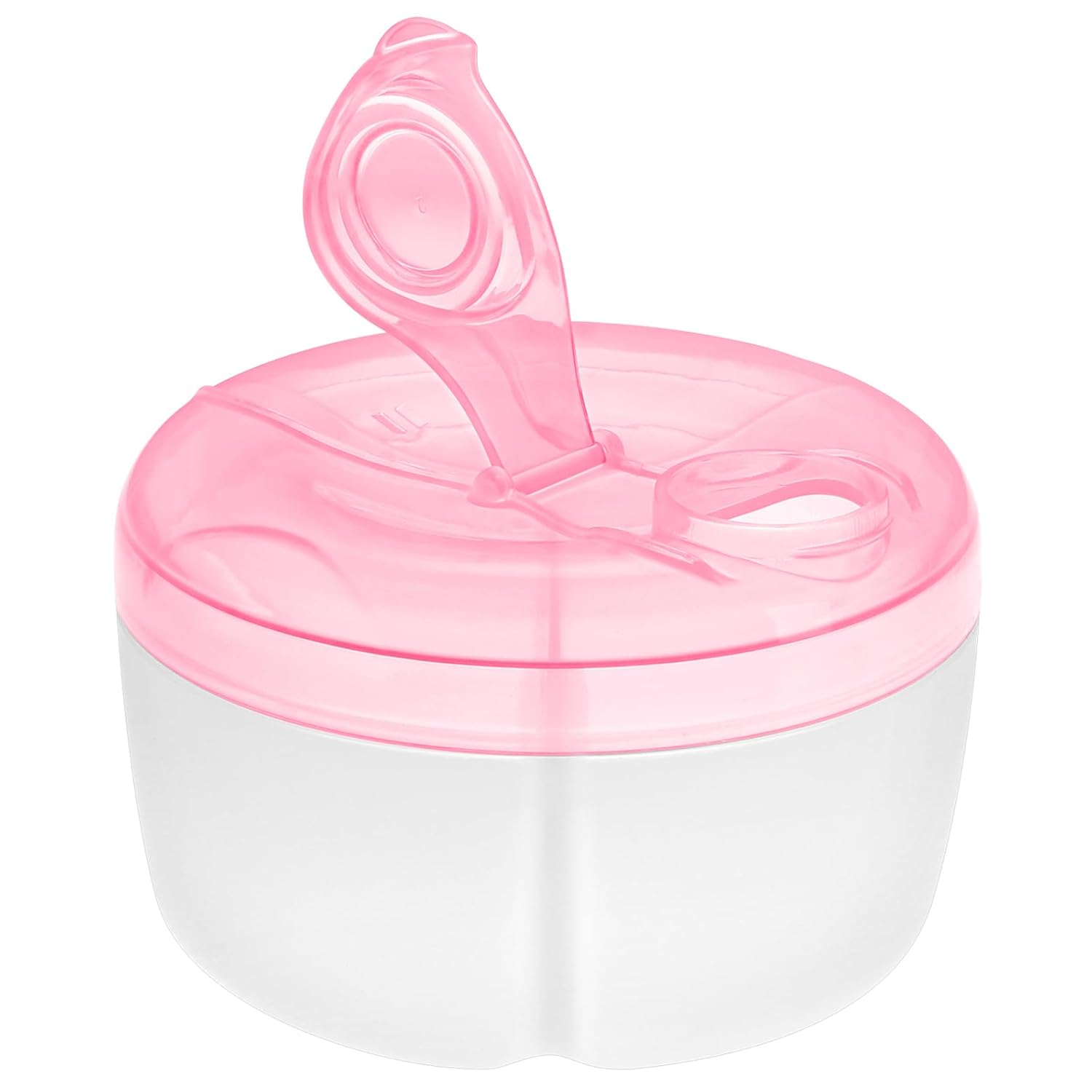 Baby Formula Dispenser On The Go, Formula Container to Go, Non-Spill Rotating Three-Compartment Formula Dispenser and Snack Storage Container for Infant Toddler Traveling - Image 2