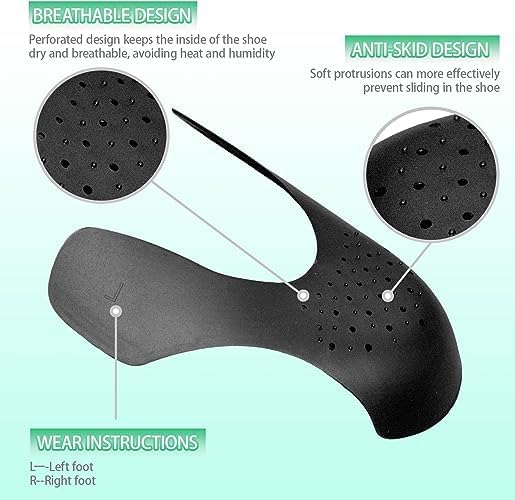 6 Pairs Shoe Crease Protectors for Most Sneakers - Men's 7-12, Women's 5-9 - Image 5