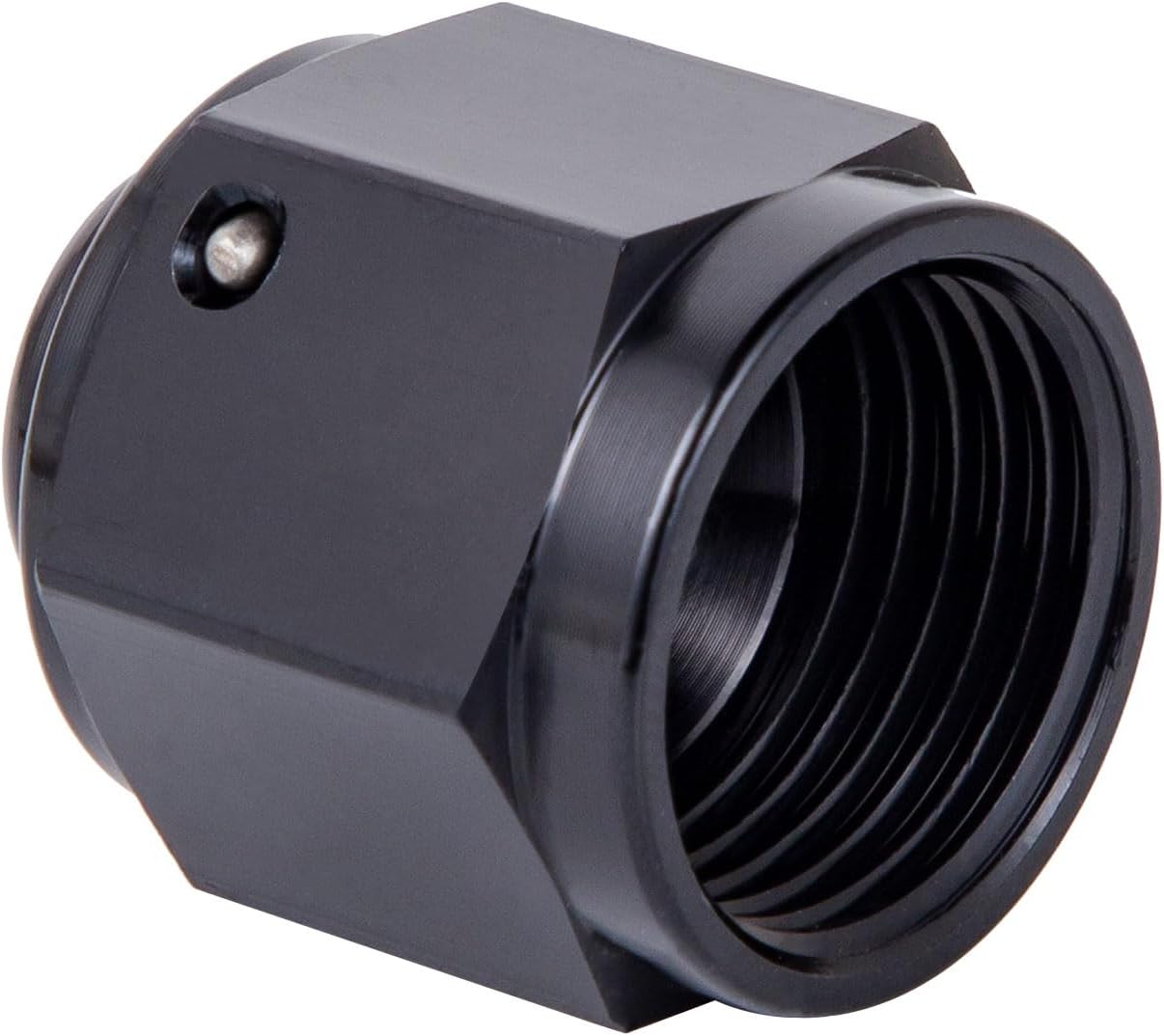 8AN Female Flare Cap Block off Fitting Plug Nut Adapter Aluminum Black 2PCS (8AN 2Pack) - Image 4