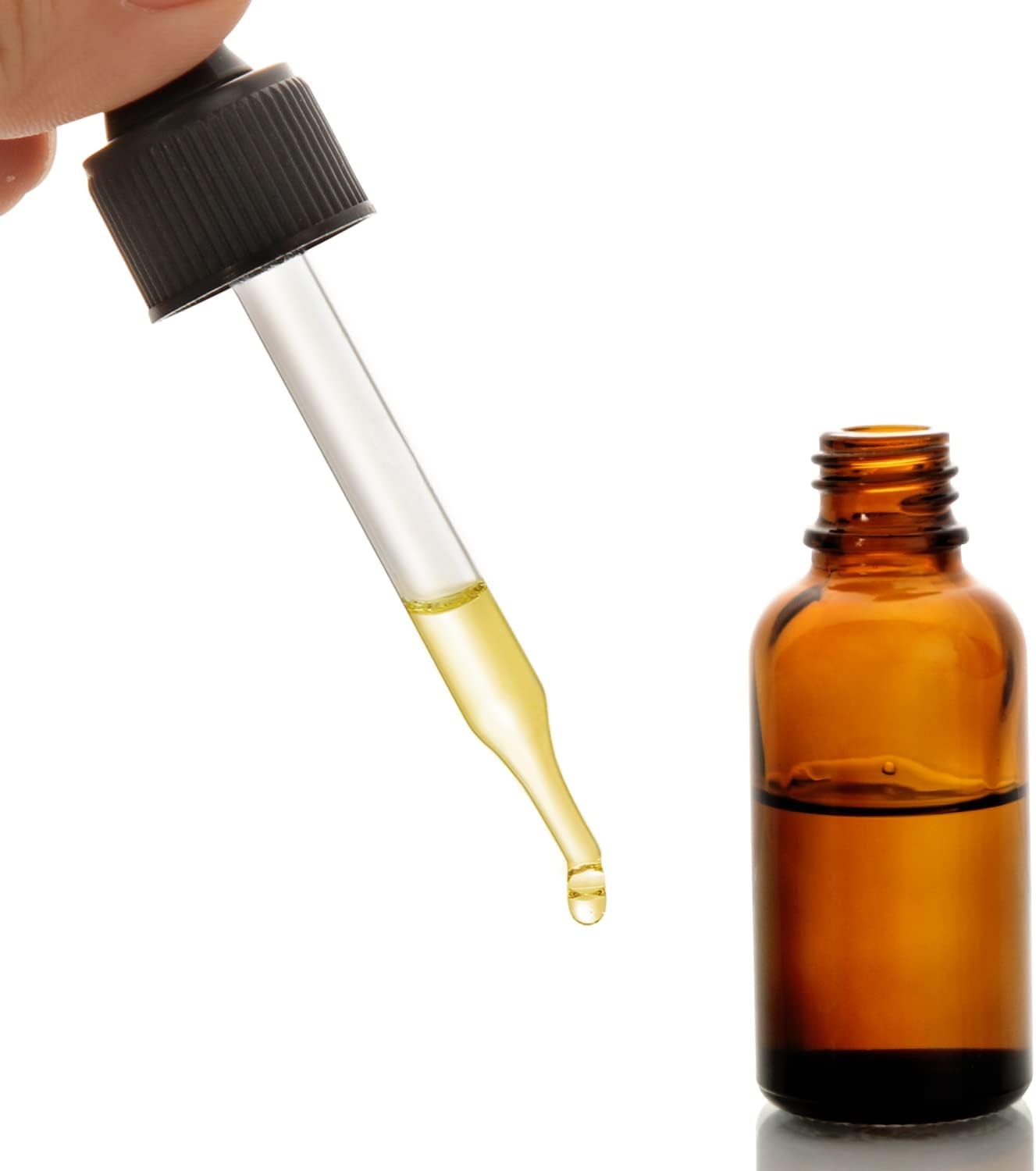 4 Pack, 1 oz Thick Dark Amber Glass Dropper Bottles with 1 Funnels & 4 Labels - 30ml Tincture Bottles with Eye Dropper - Leakproof Essential Oils Bottle - Storage and Travel for Beauty or Health - Image 7