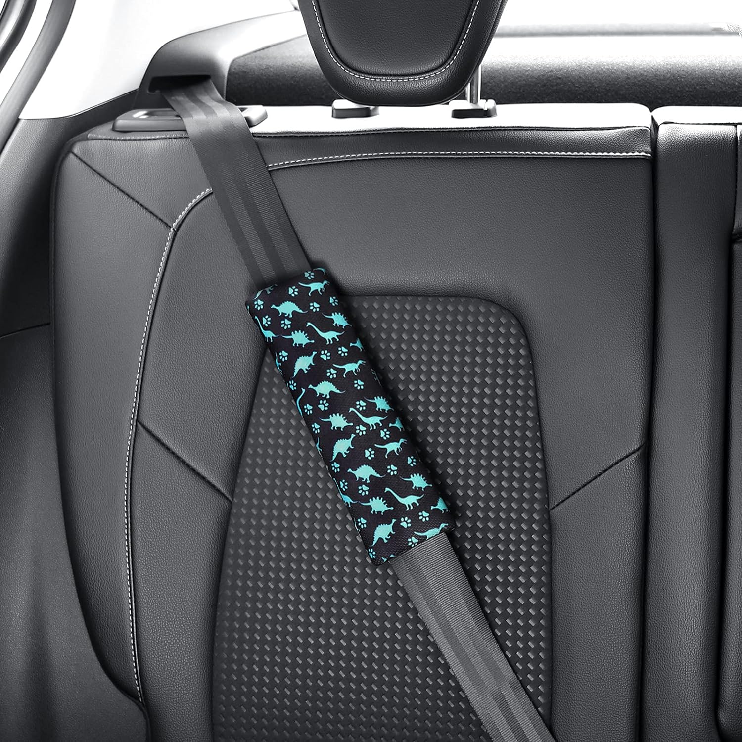 Car Seat Straps Shoulder Pads for Baby Kids,Soft Seat Belt Covers for Children, Car Seat Strap Covers for Girls Boys - Image 4